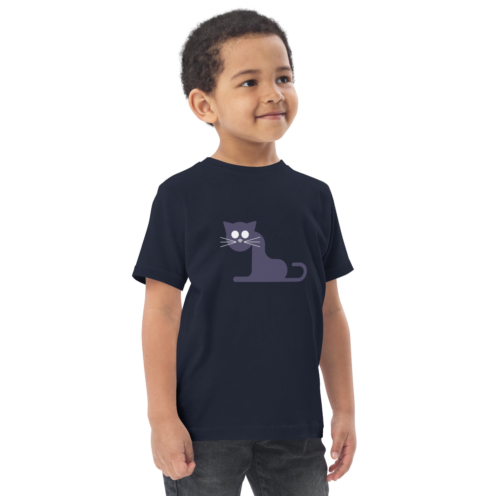 Toddler jersey t-shirt-Kitty