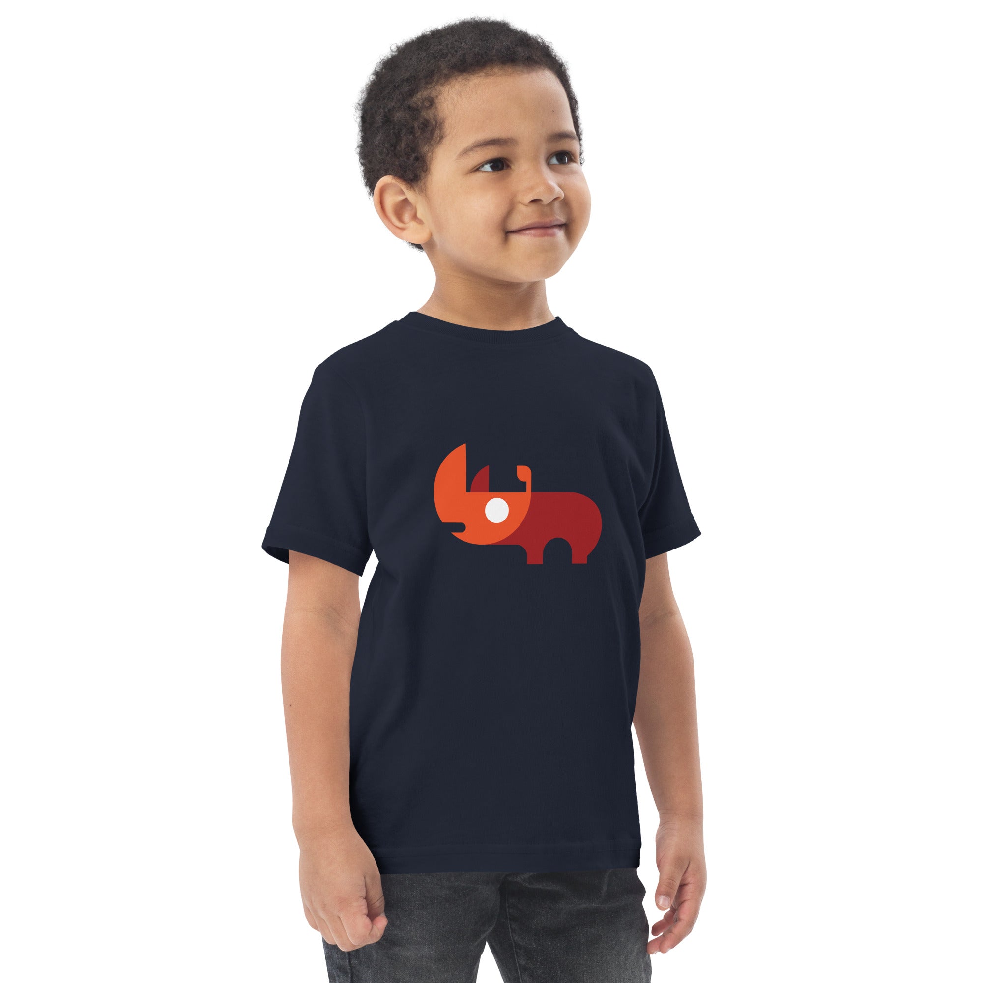 Toddler jersey t-shirt-Rhino