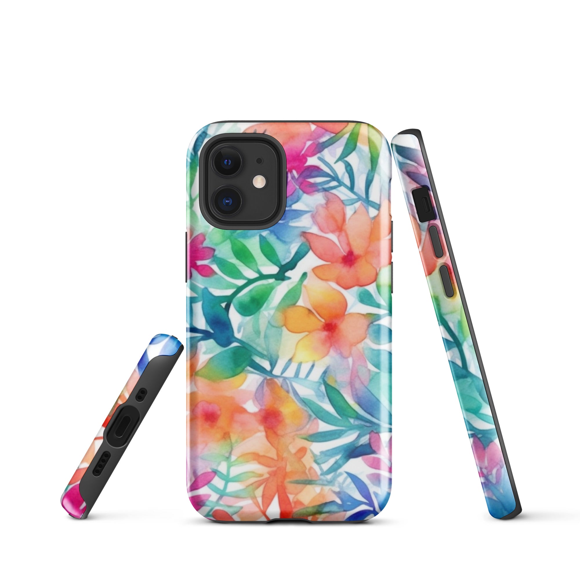 Tough Case for iPhone®- Floral Pattern III