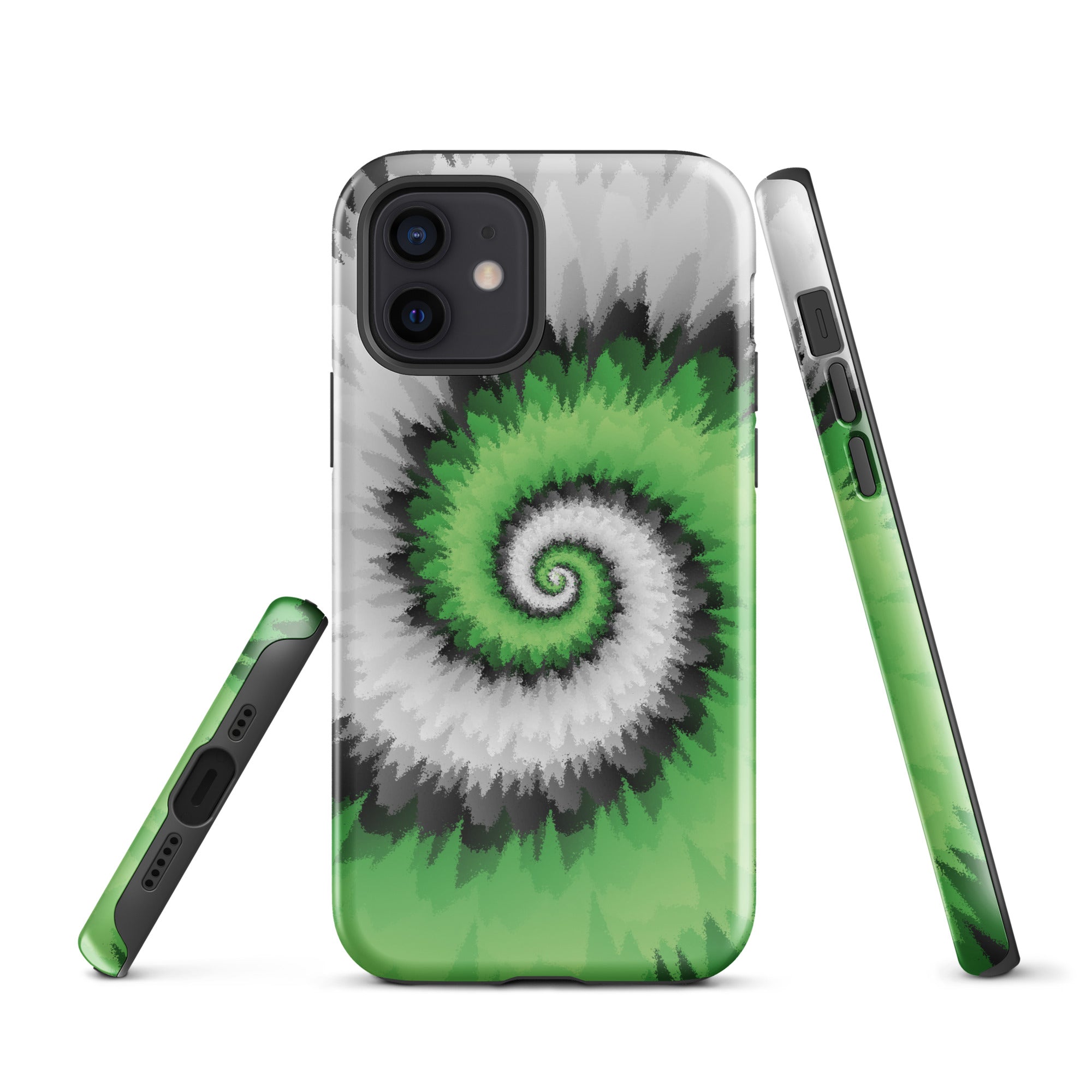 Tough Case for iPhone®-Tie Dye Spiral - Aromantic