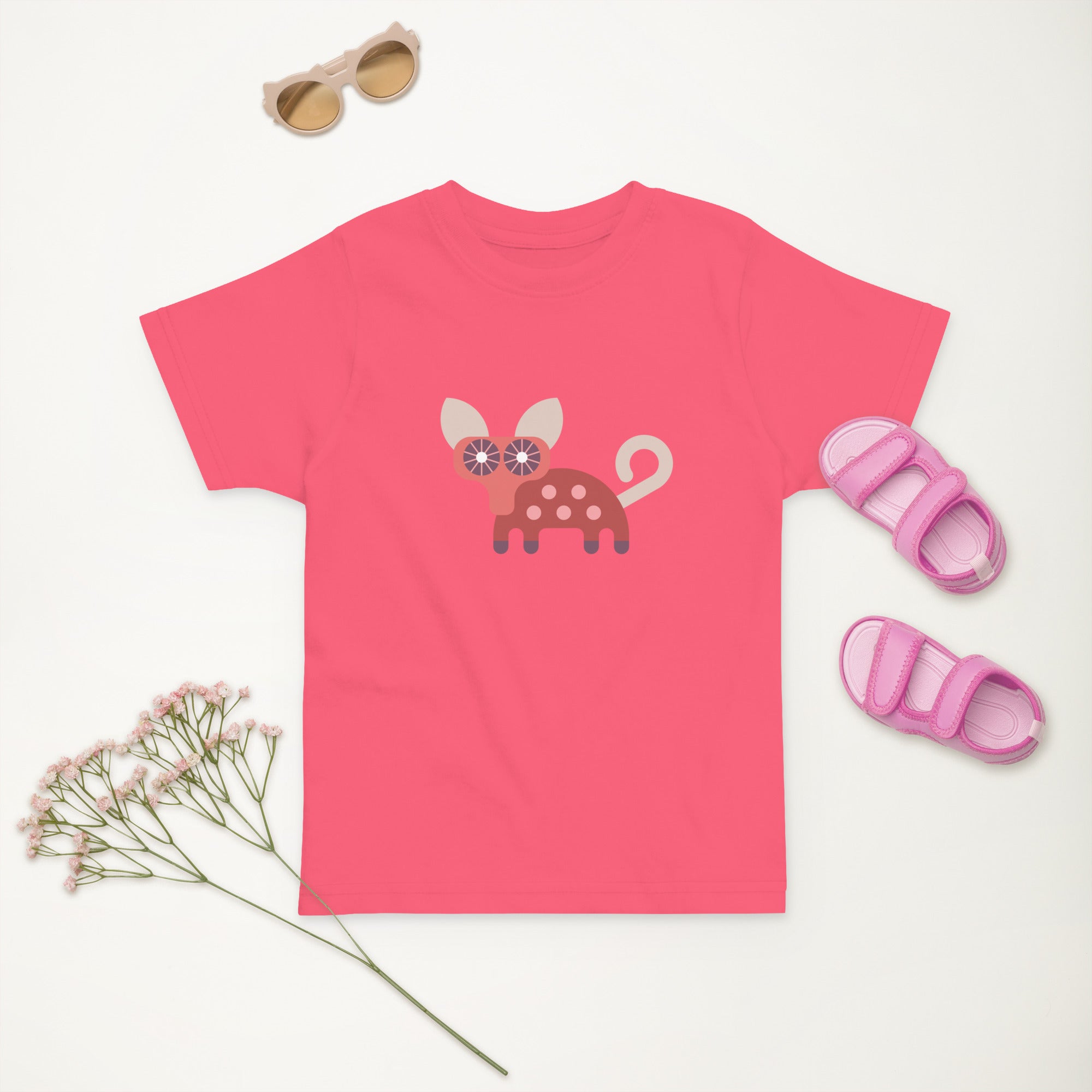Toddler jersey t-shirt-Lemur