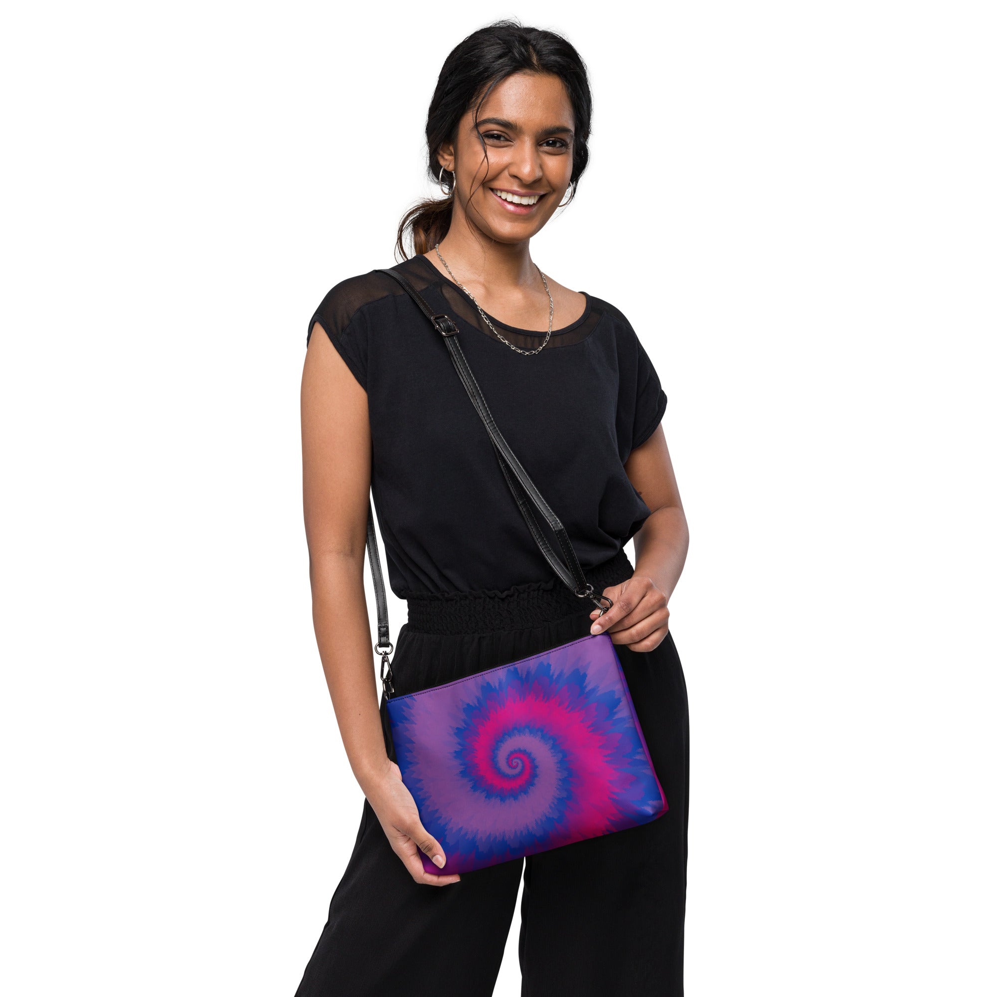 Crossbody bag- Tie Dye Spiral- Bisexual