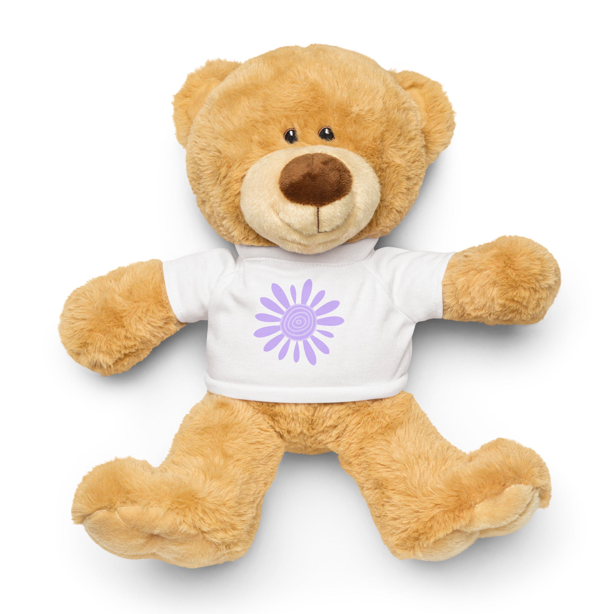Teddy bear with a t-shirt-Daisy Flower VII