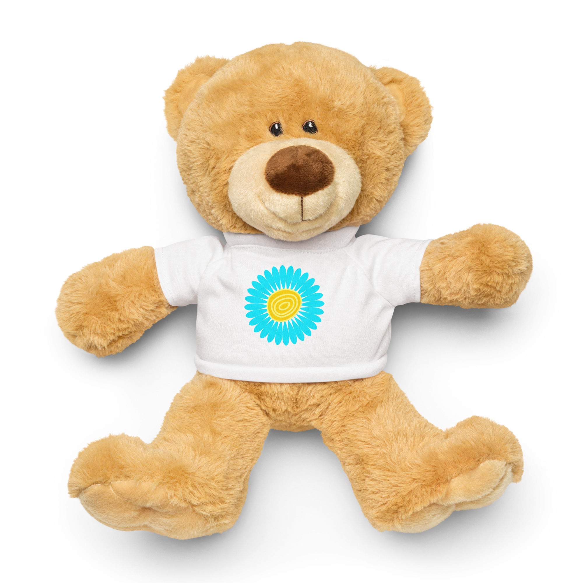 Teddy bear with a t-shirt-Daisy Flower VI
