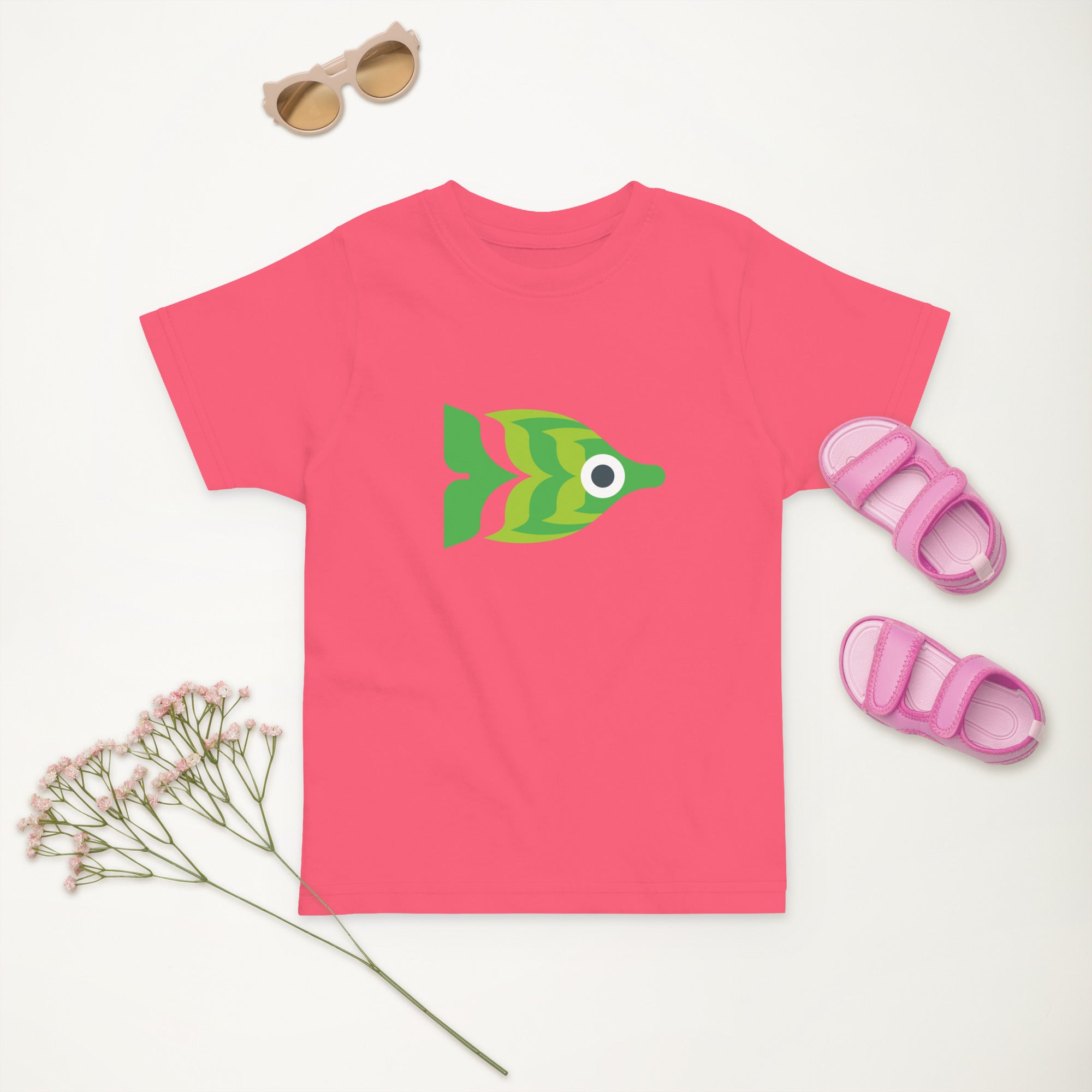 Toddler jersey t-shirt-Fish I