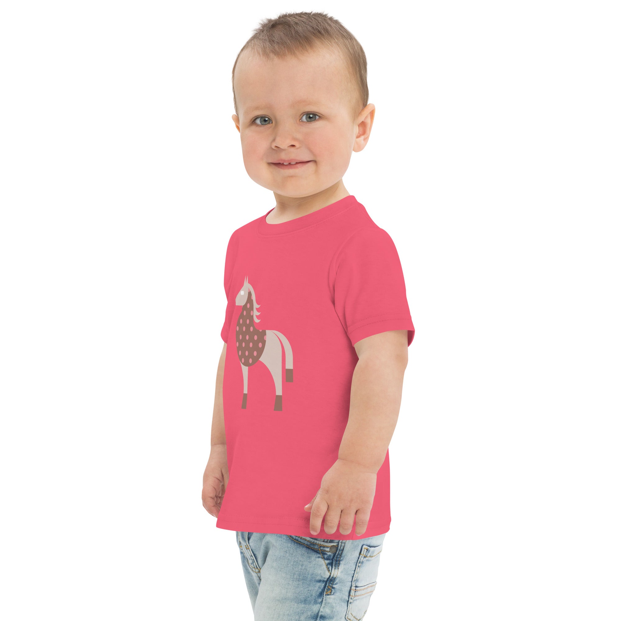 Toddler jersey t-shirt-Horse