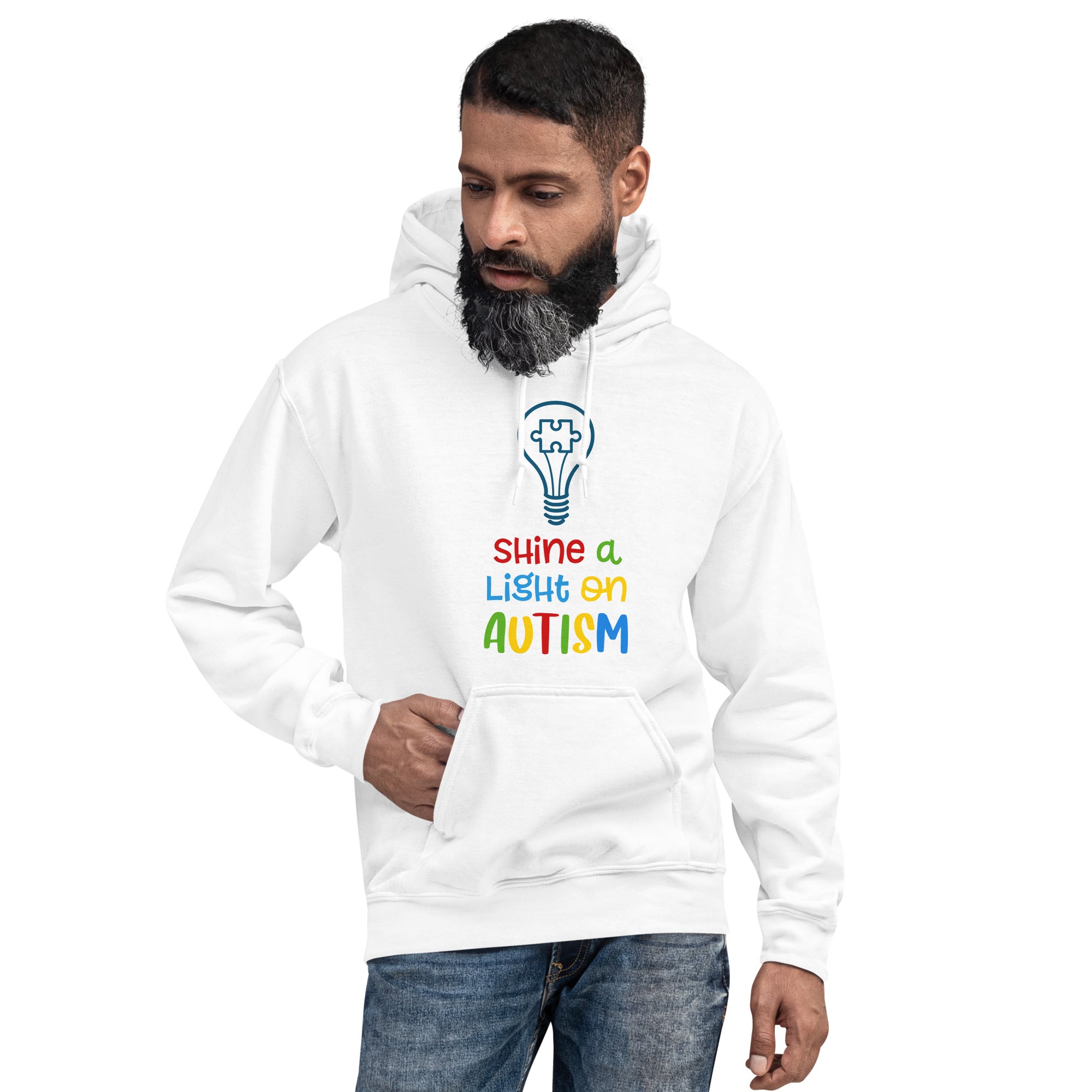 Unisex Hoodie- Shine a light on autism