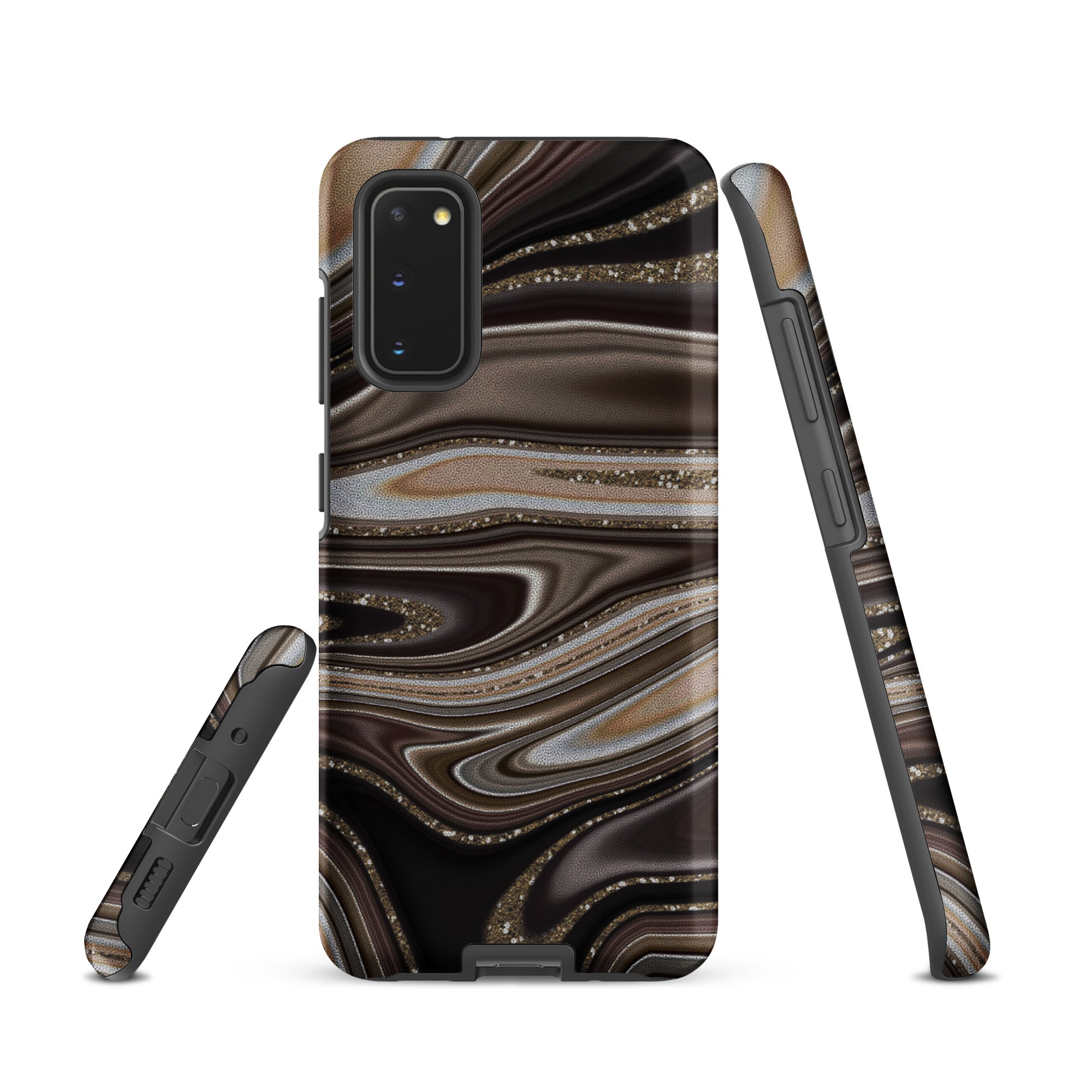 Tough case for Samsung®- Abstract Leather