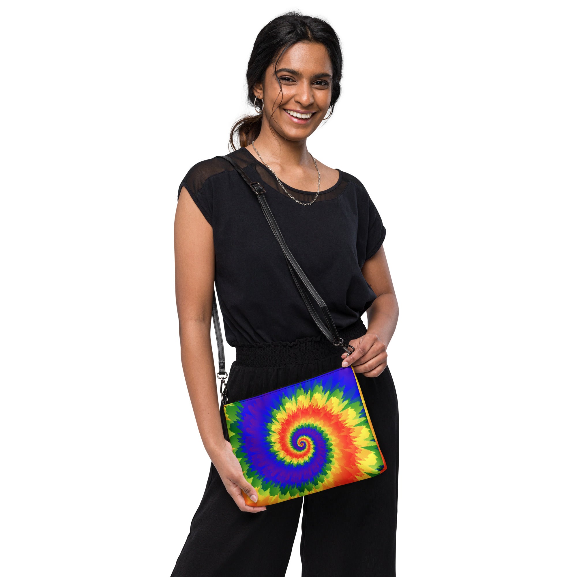 Crossbody bag- Tie Dye Spiral- LGBTQ
