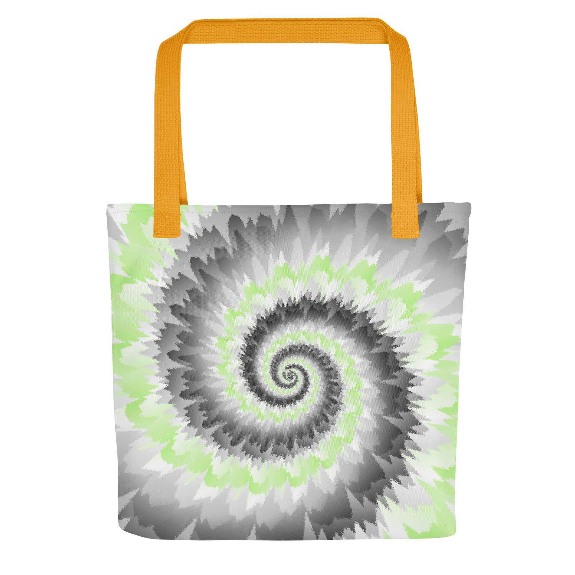Tote bag-Tie Dye Spiral - Agender