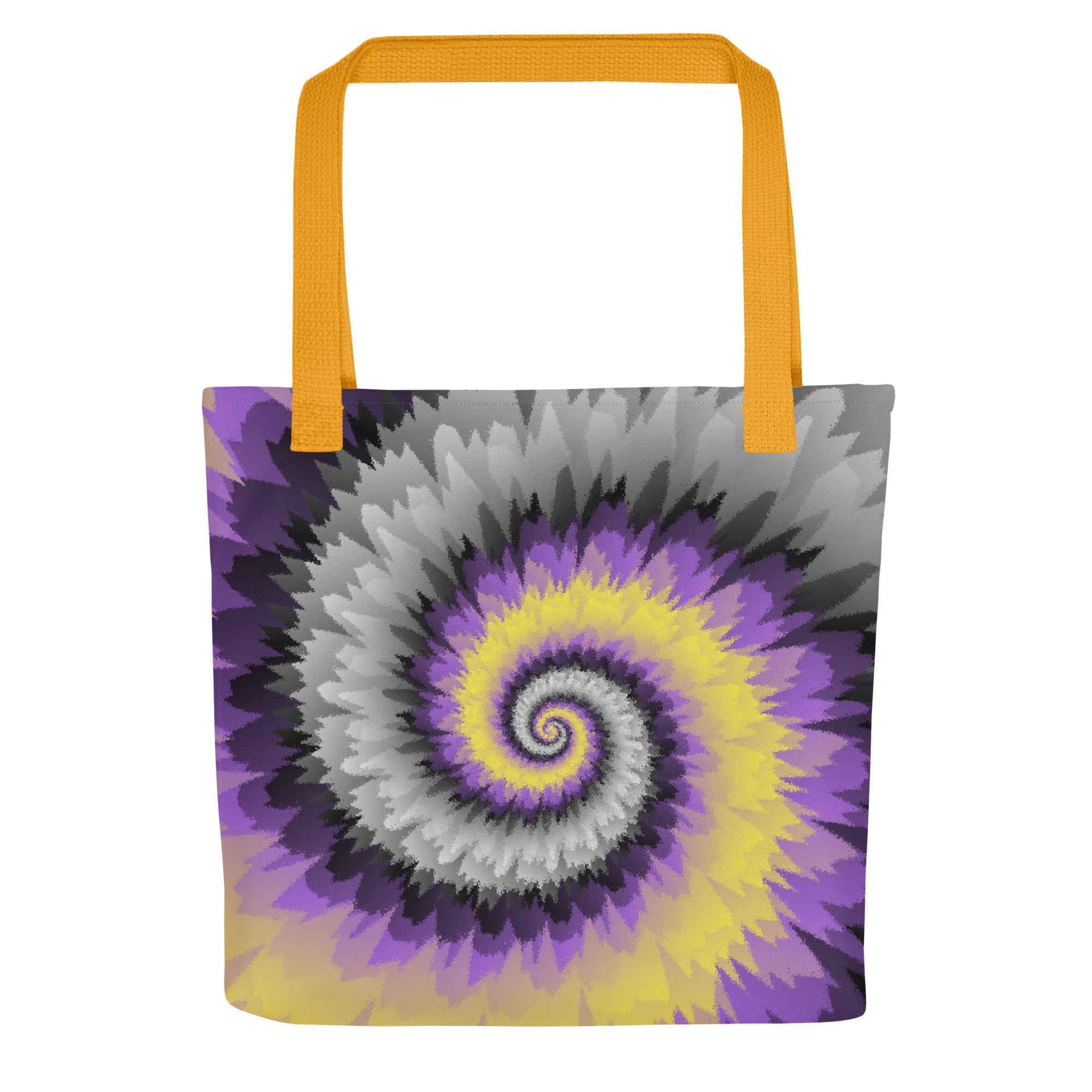 Tote bag-Tie Dye Spiral - Nonbinary