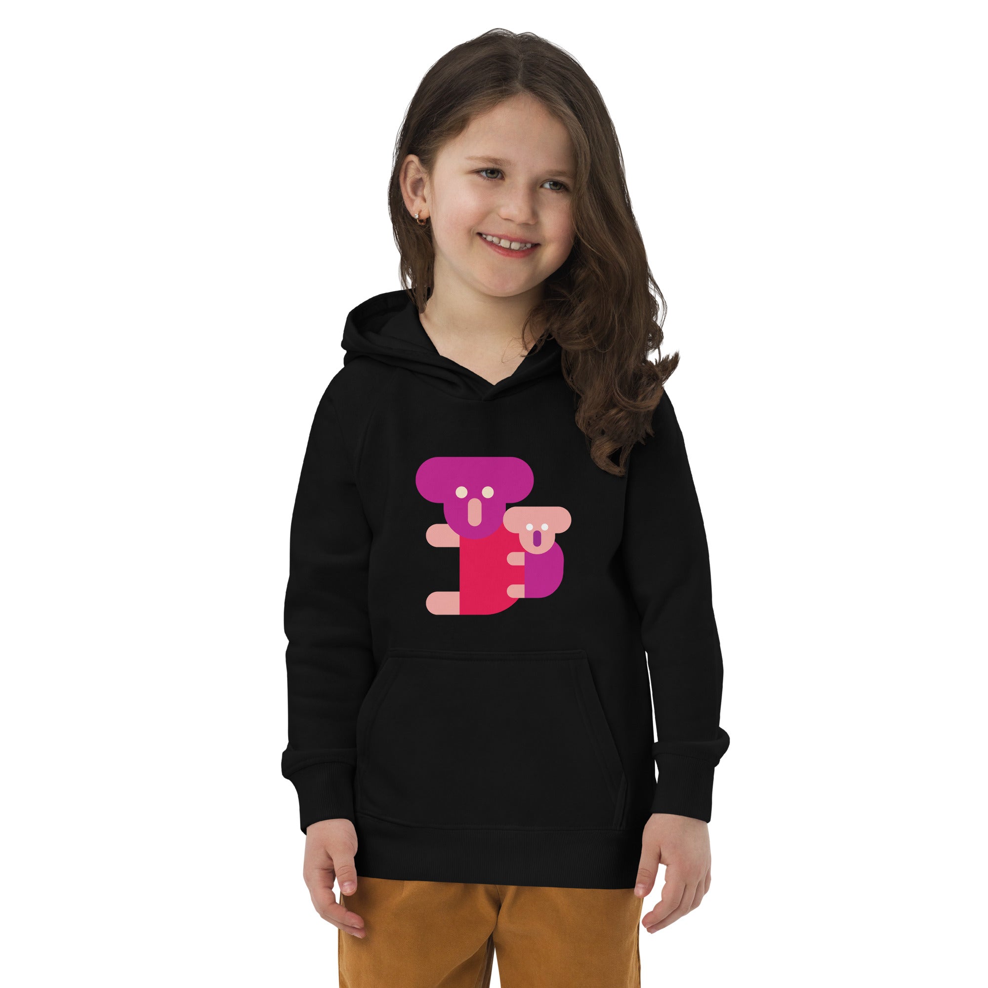 Kids eco hoodie-Panda