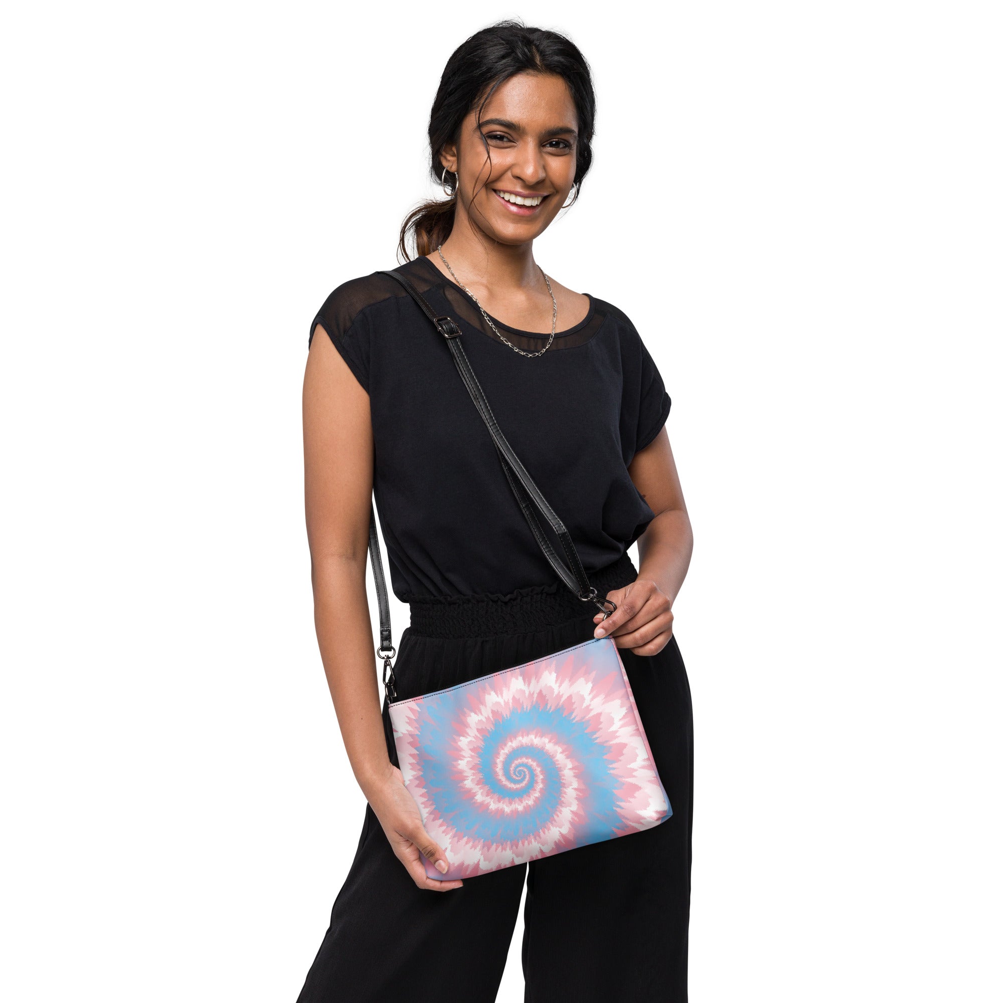Crossbody bag- Tie Dye Spiral- Transgender