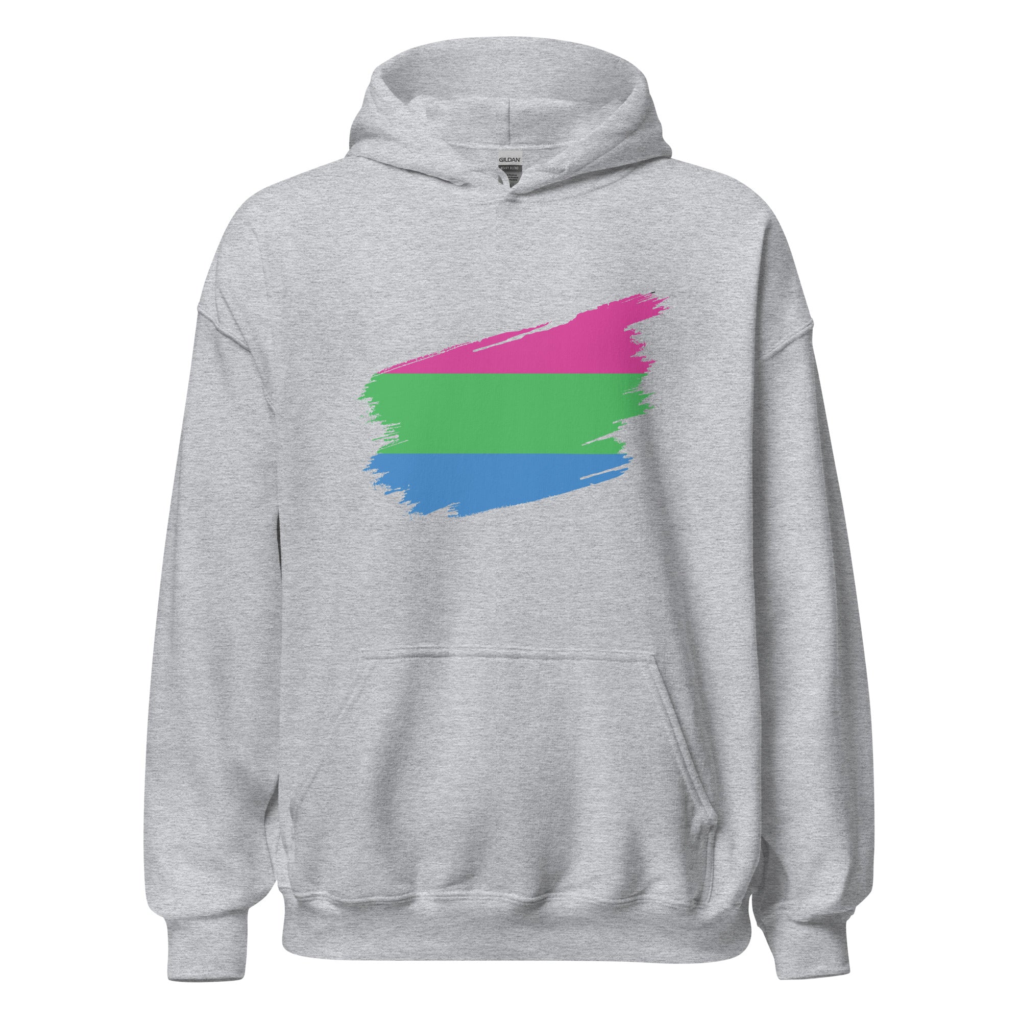 Unisex Hoodie-Polysexual Grunge Flag
