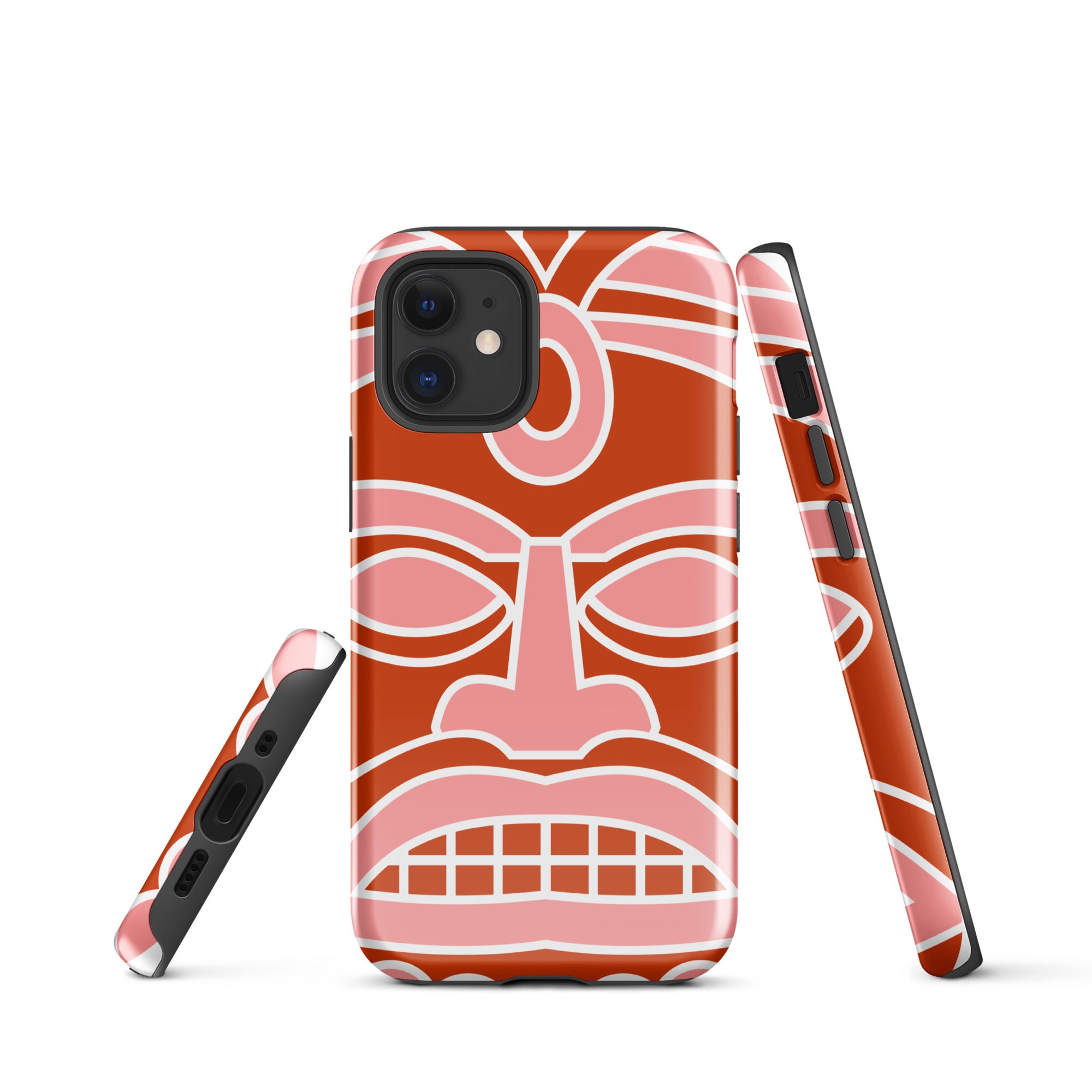 Tough Case for iPhone®- Totem Mask Red
