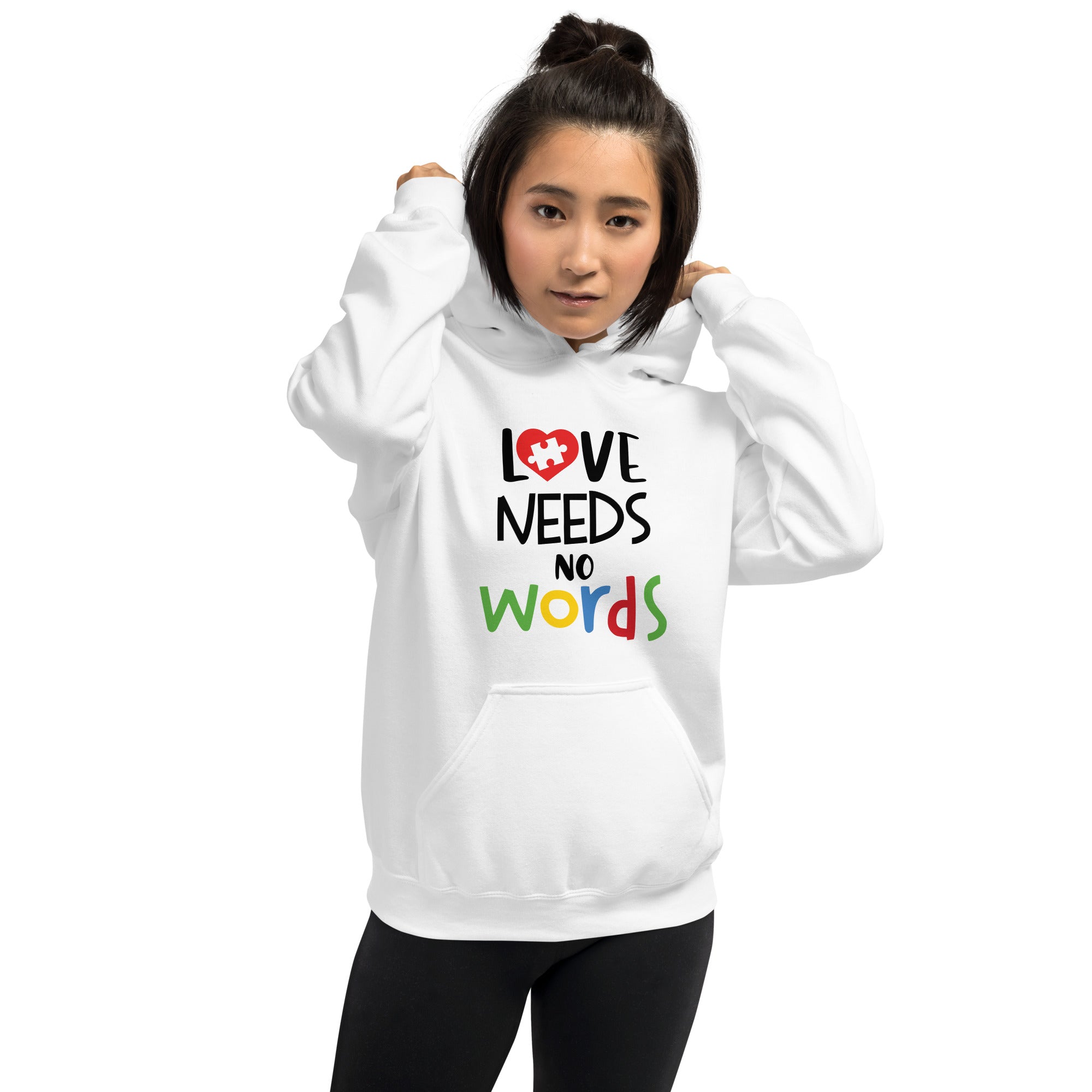 Unisex Hoodie- Love needs no words