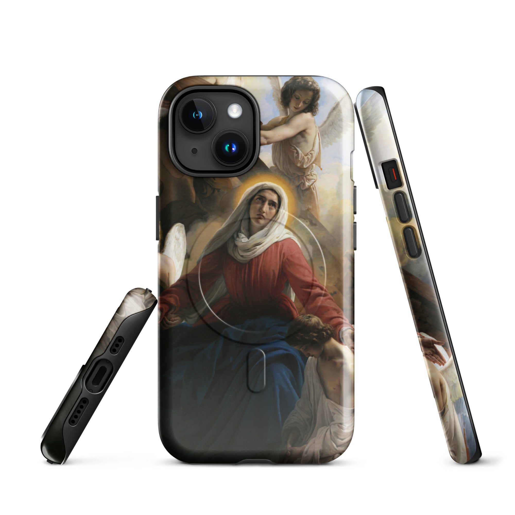 MagSafe® tough case for iPhone®-Francesco Hayez-La Vergine addolorata con gli angioli e i segni della passione 1842