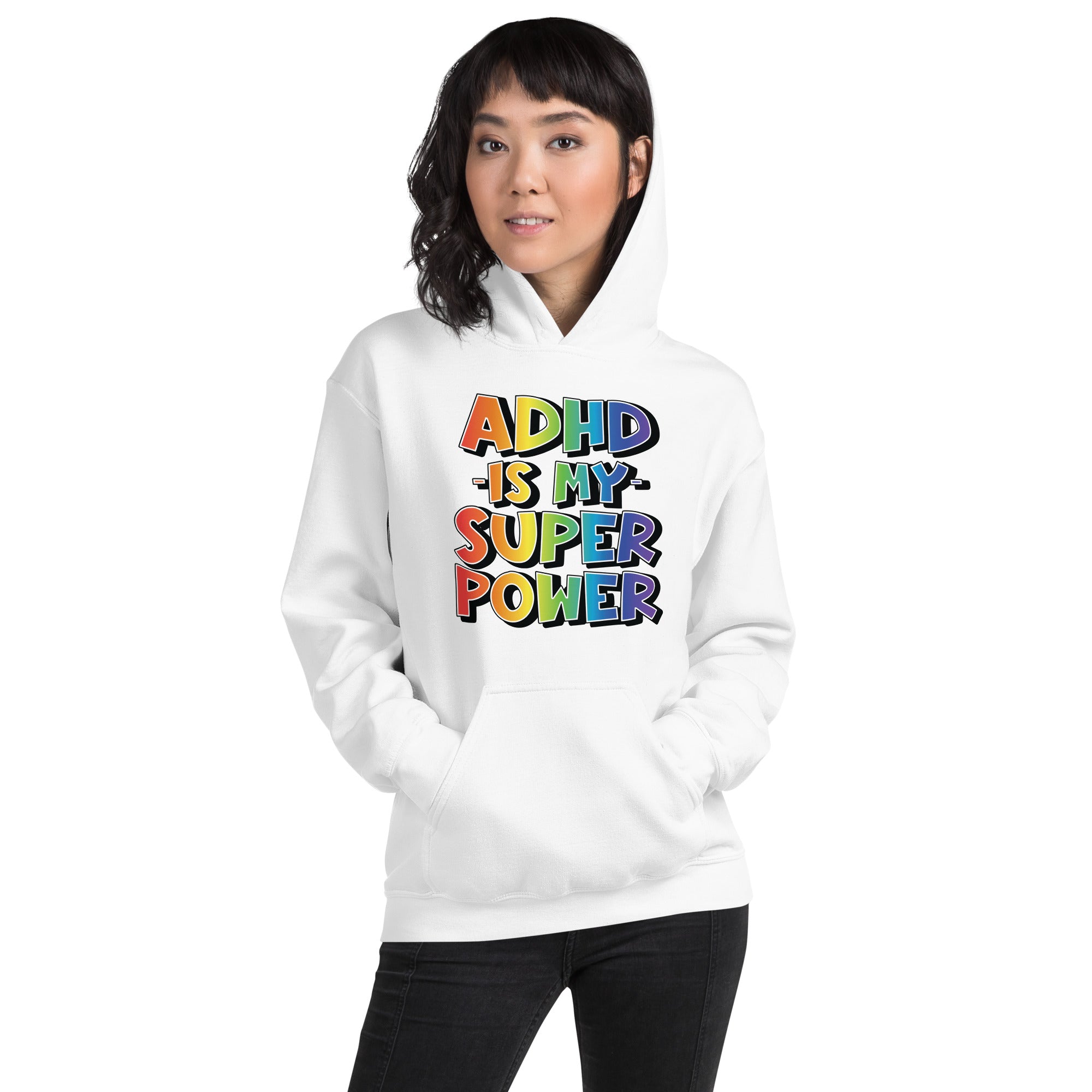 Unisex Hoodie- ADHD- Is My Super Power