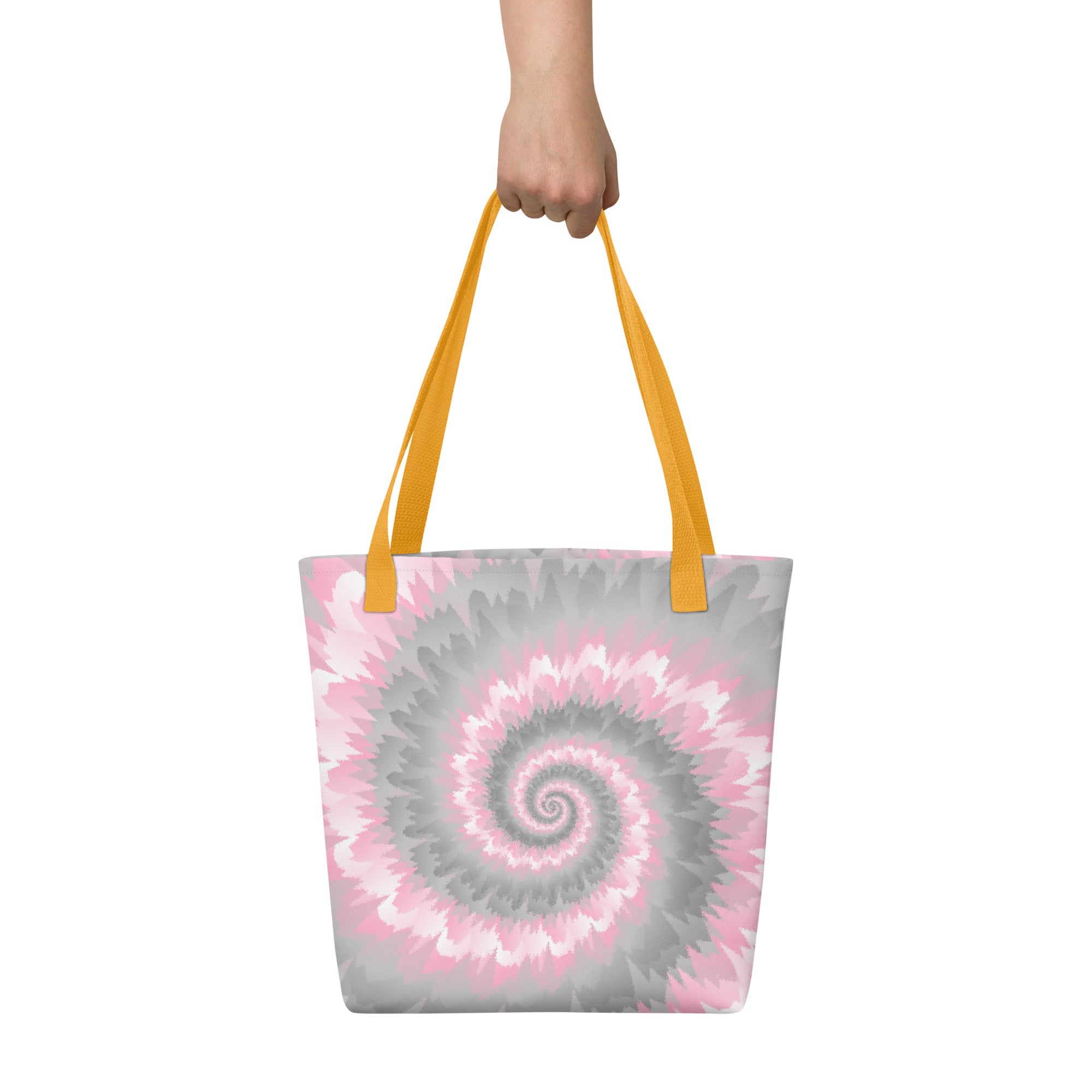 Tote bag-Tie Dye Spiral - Demigirl