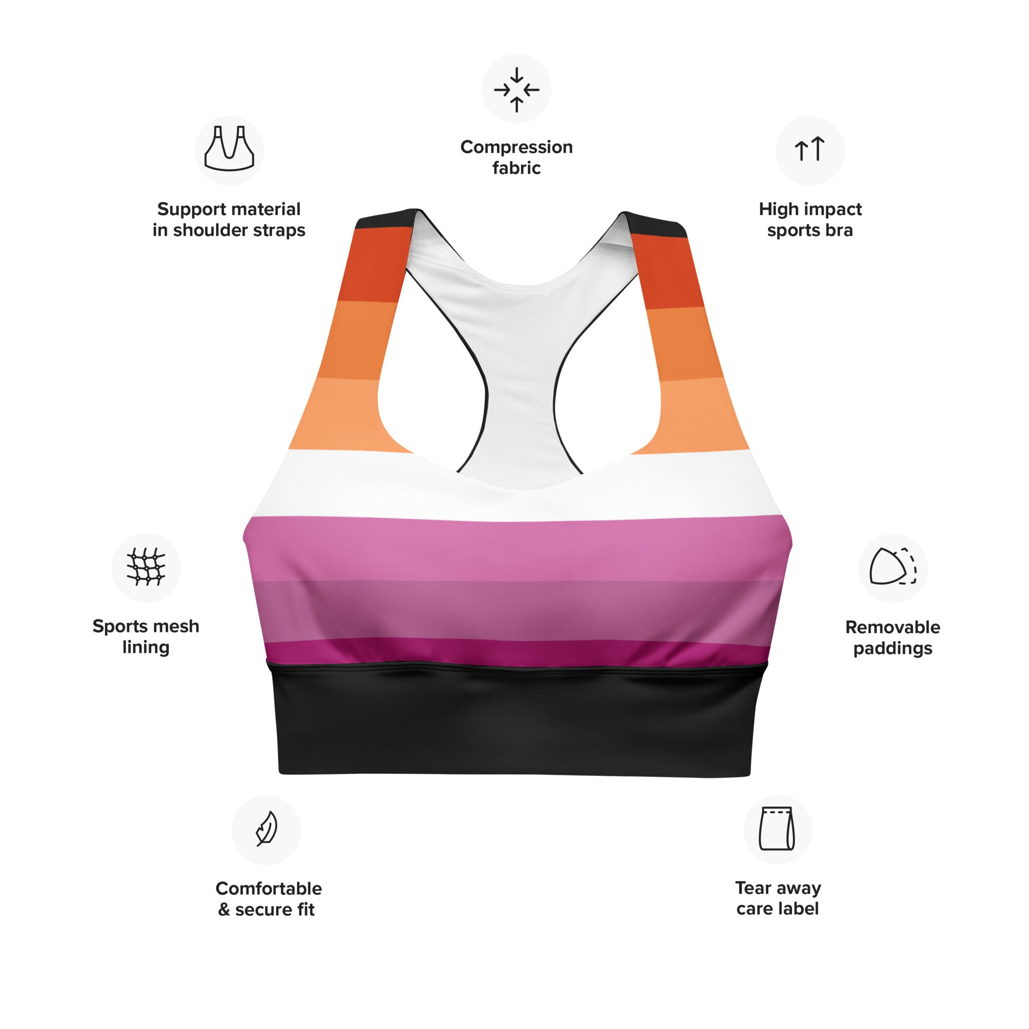 Longline sports bra- Lesbian