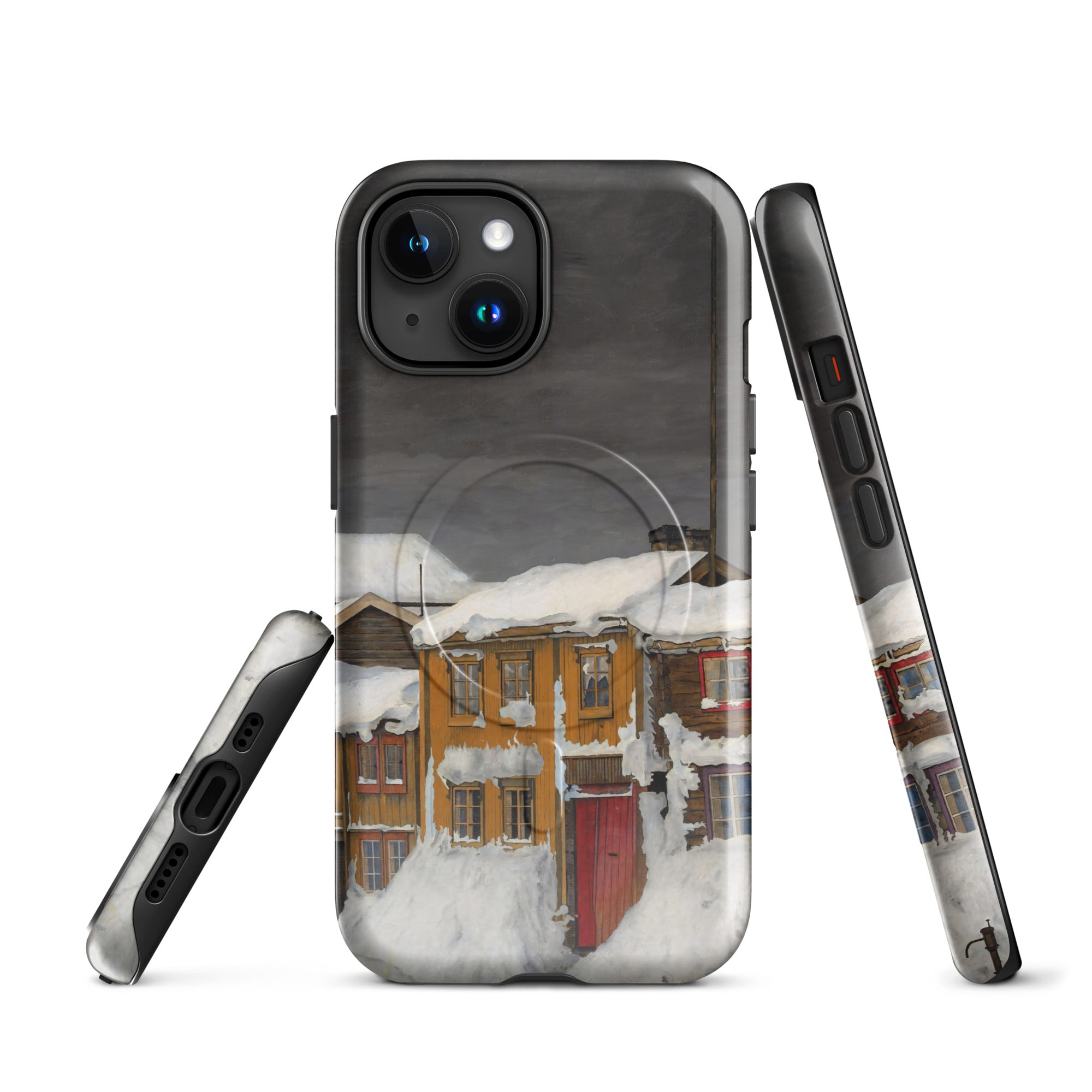 MagSafe® Tough case for iPhone®-Streets in Rros in Winter