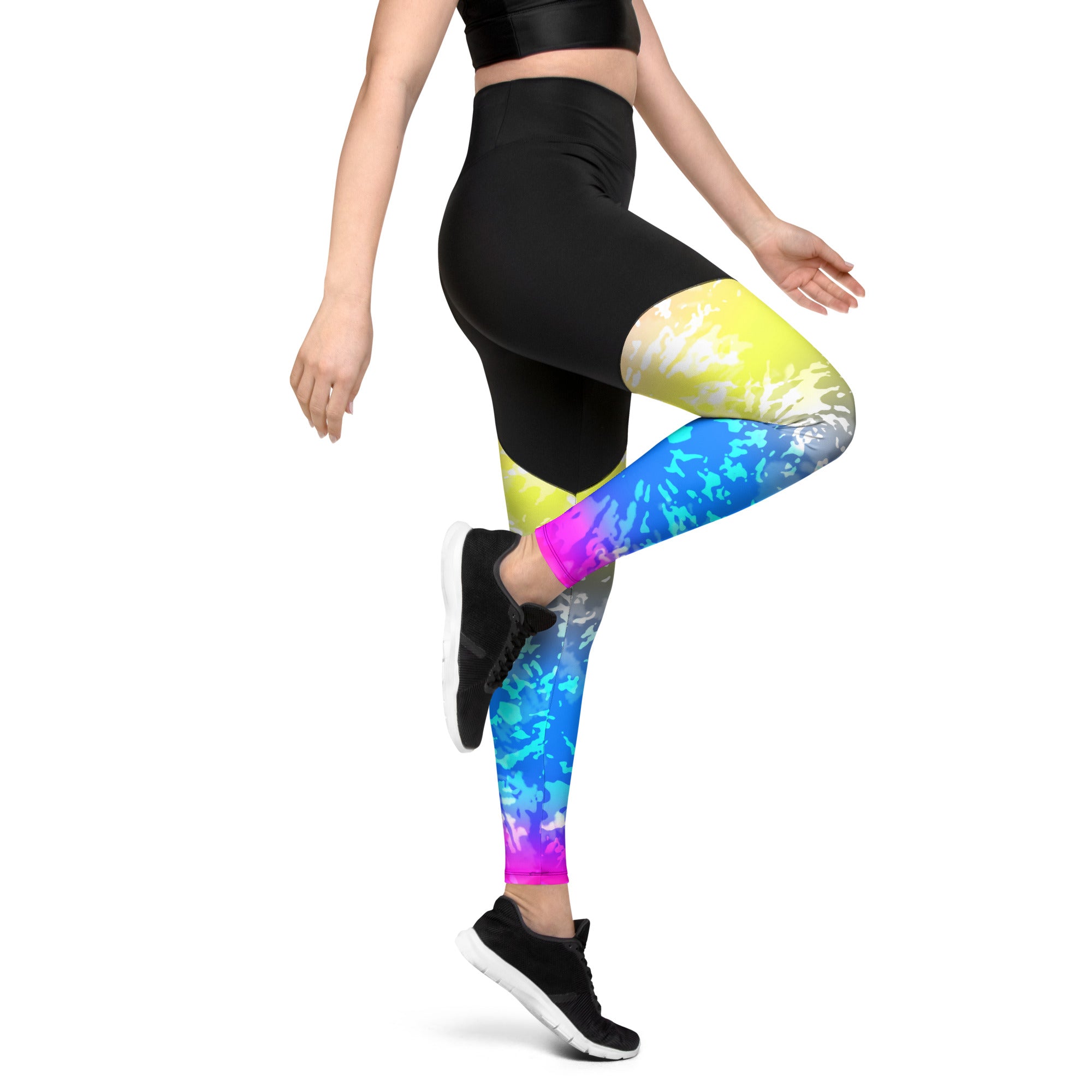 Sports Leggings- Tie Dye I