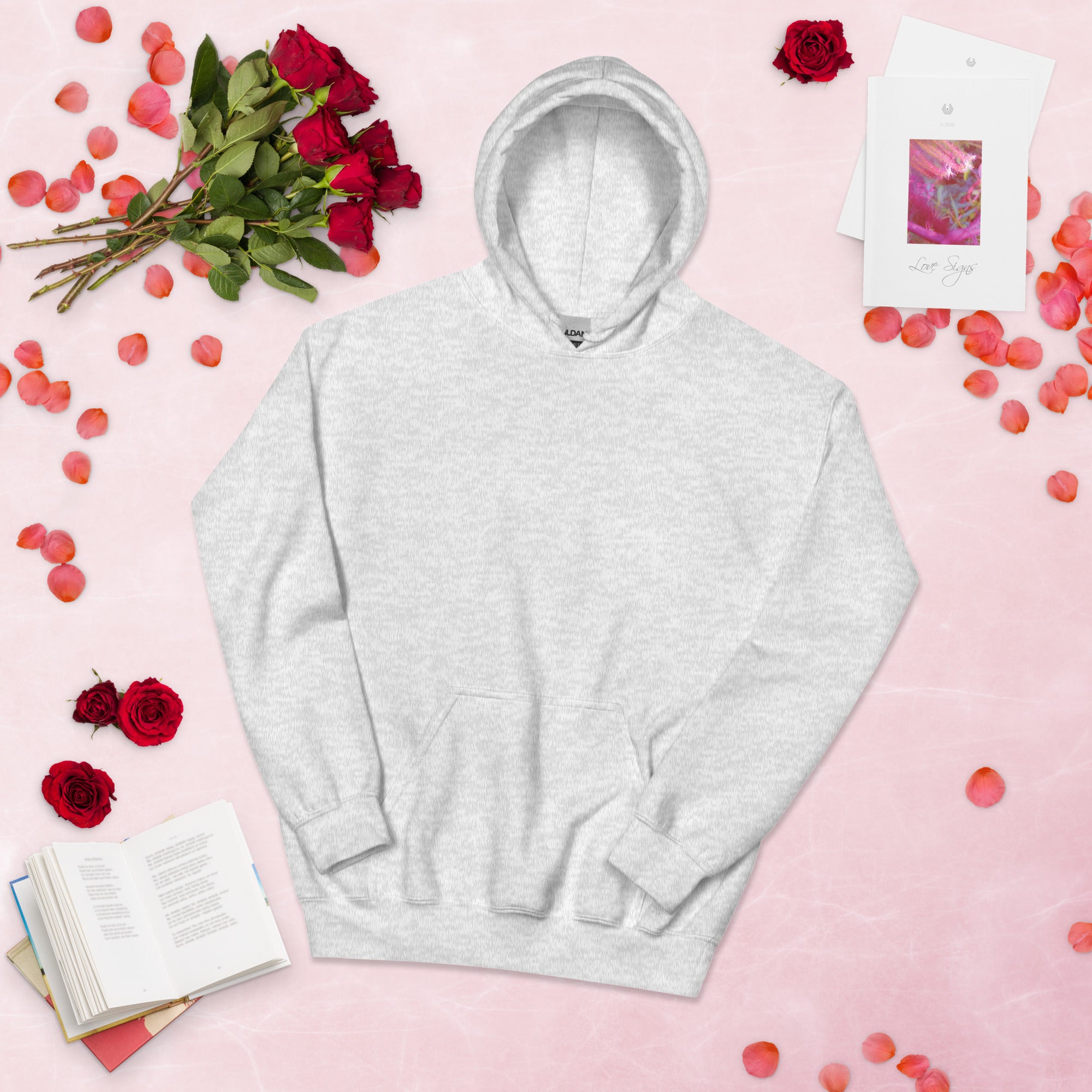 Unisex Hoodie-Tri-Coloured Capped Lory