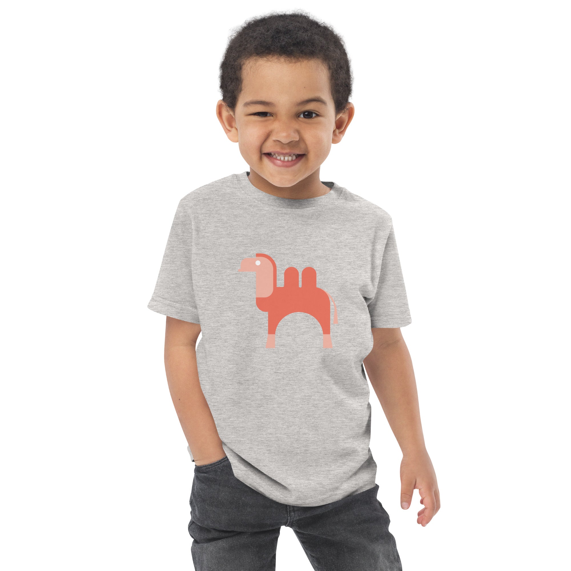 Toddler jersey t-shirt-Camel