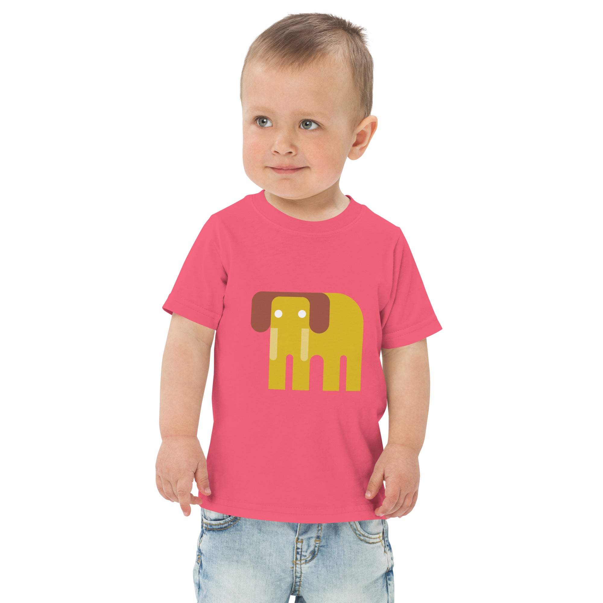 Toddler jersey t-shirt-Elephant
