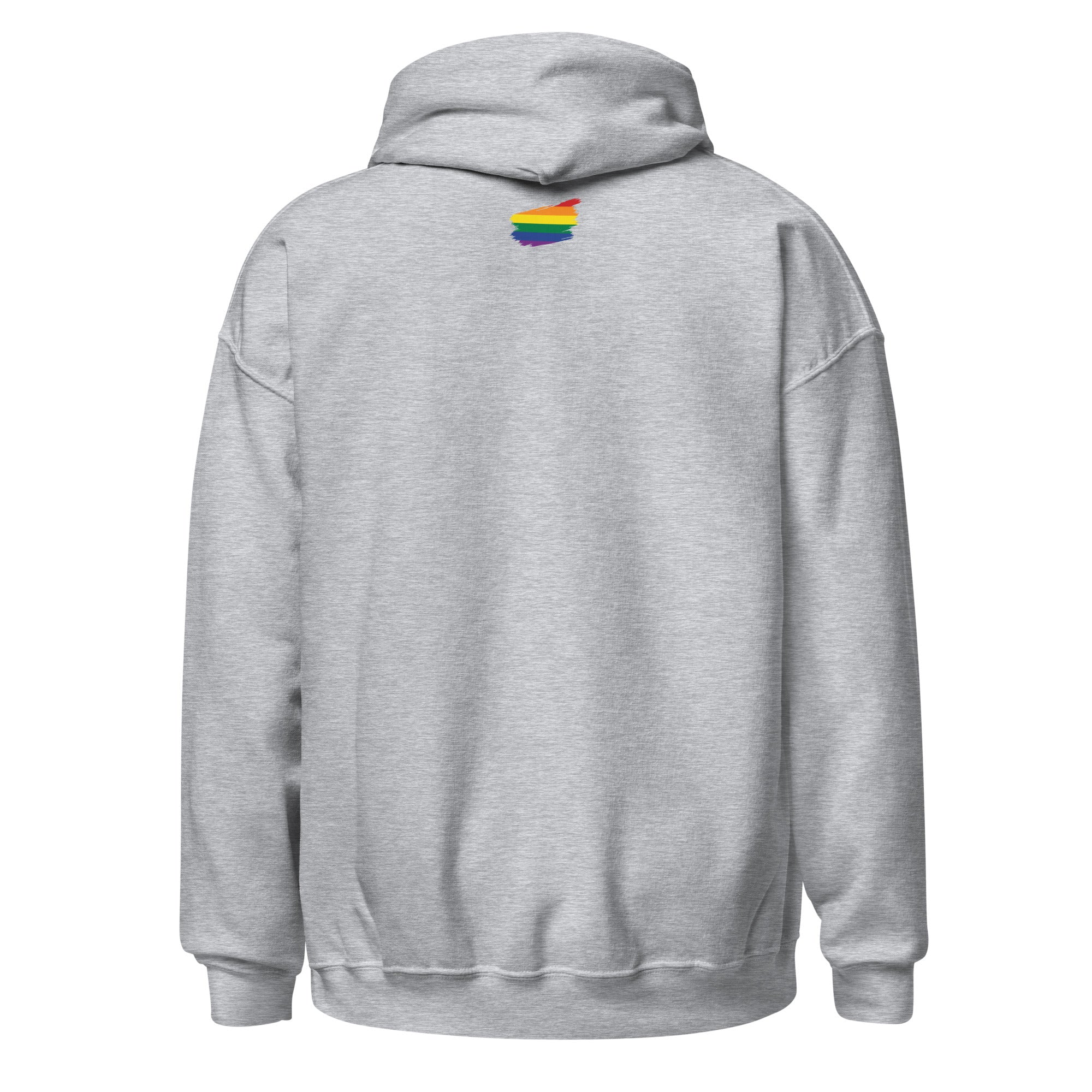 Unisex Hoodie-Pride Rainbow Grunge Flag