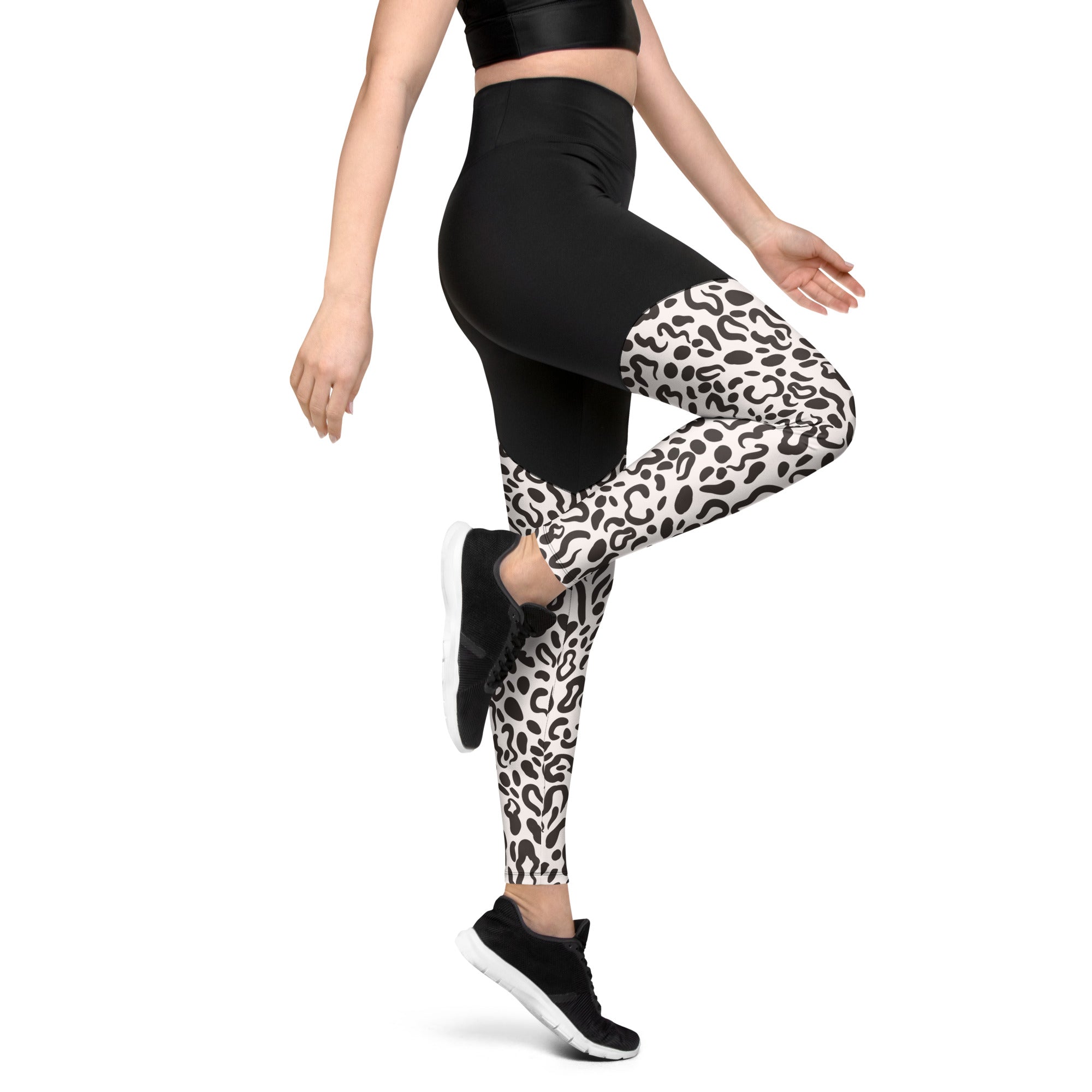 Sports Leggings- Leopard Skin