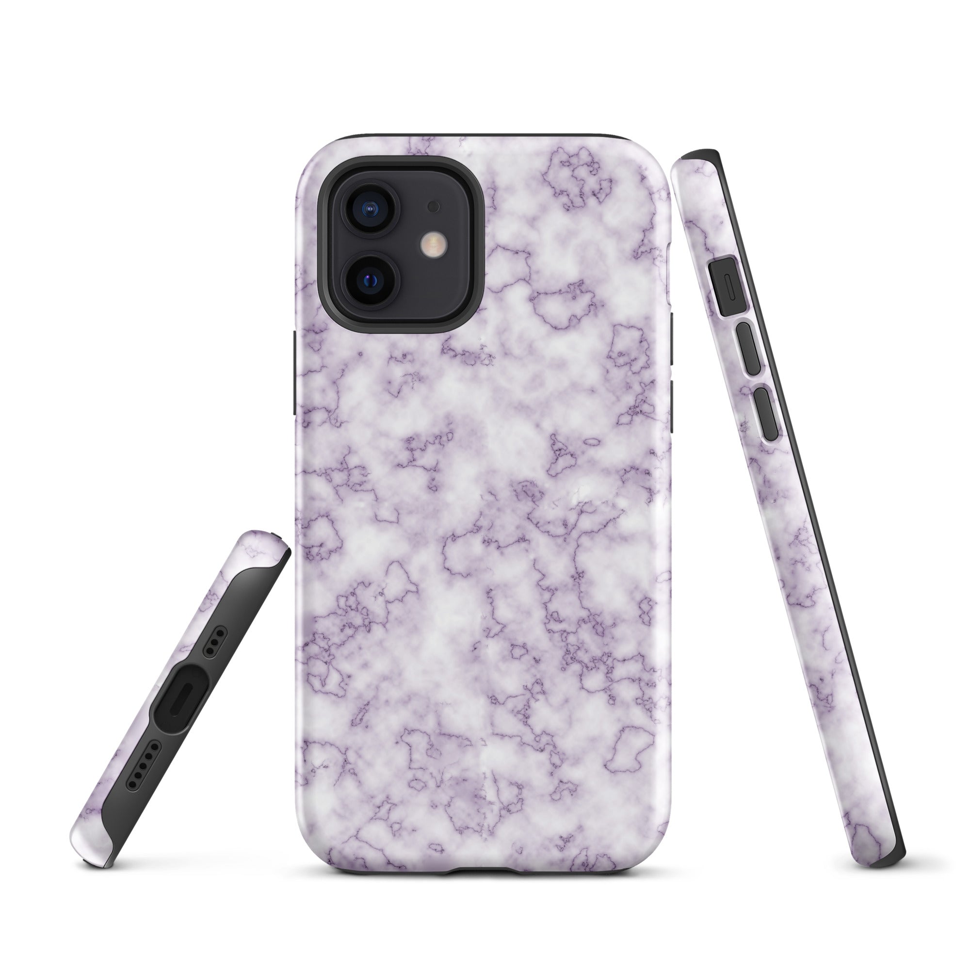 Tough Case for iPhone®- Purple Marble