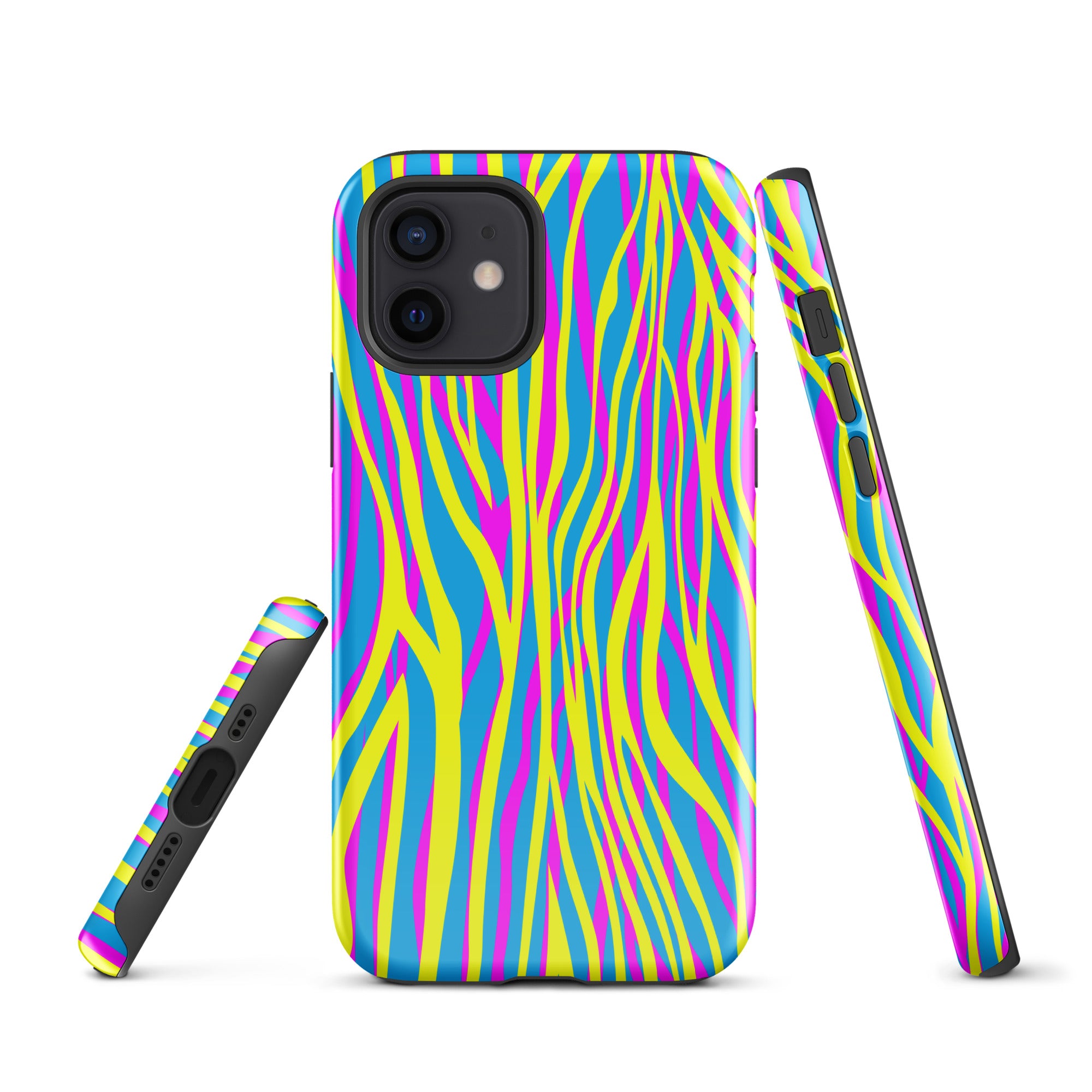 Tough Case for iPhone®- Funky Zebra Pattern IV