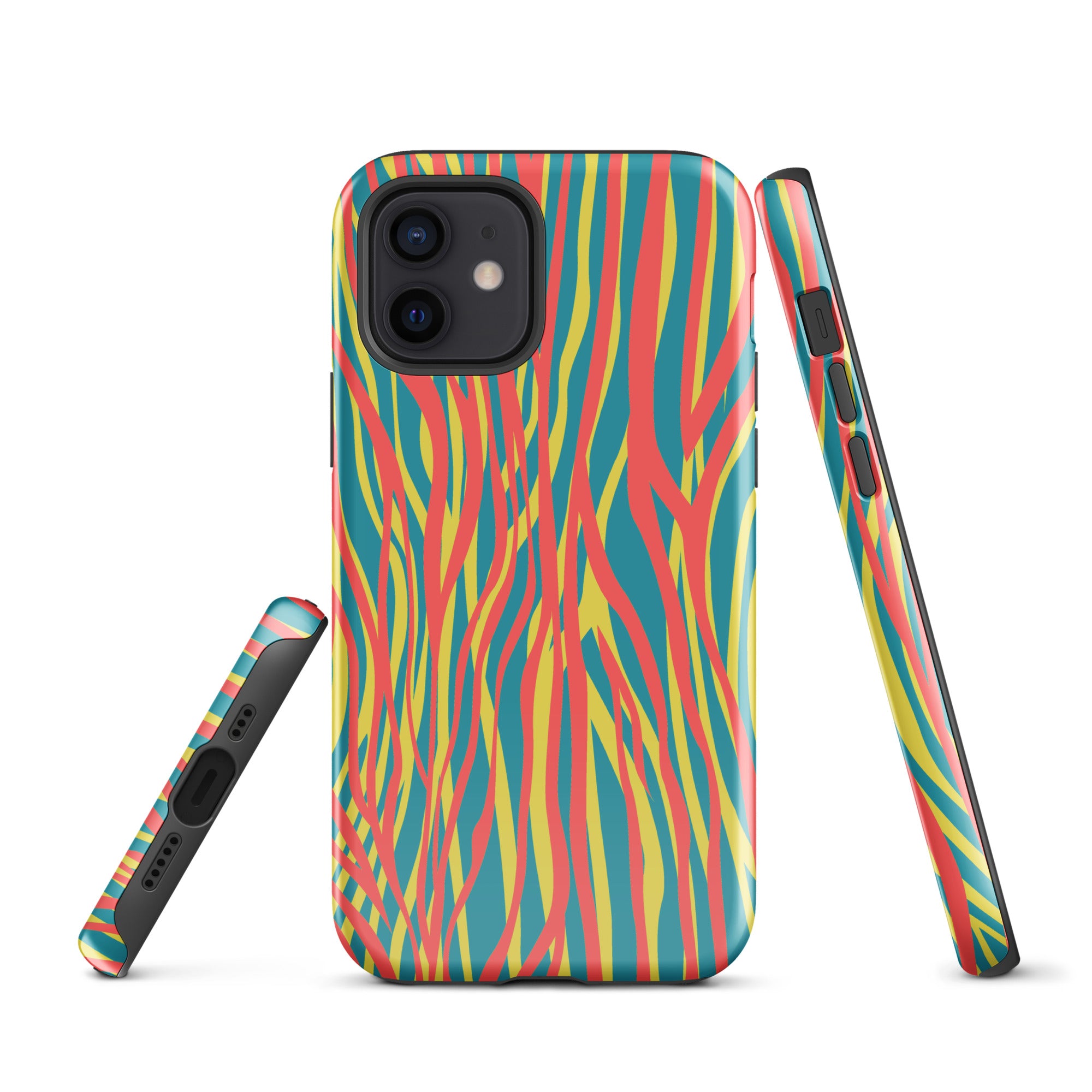 Tough Case for iPhone®- Funky Zebra Pattern III