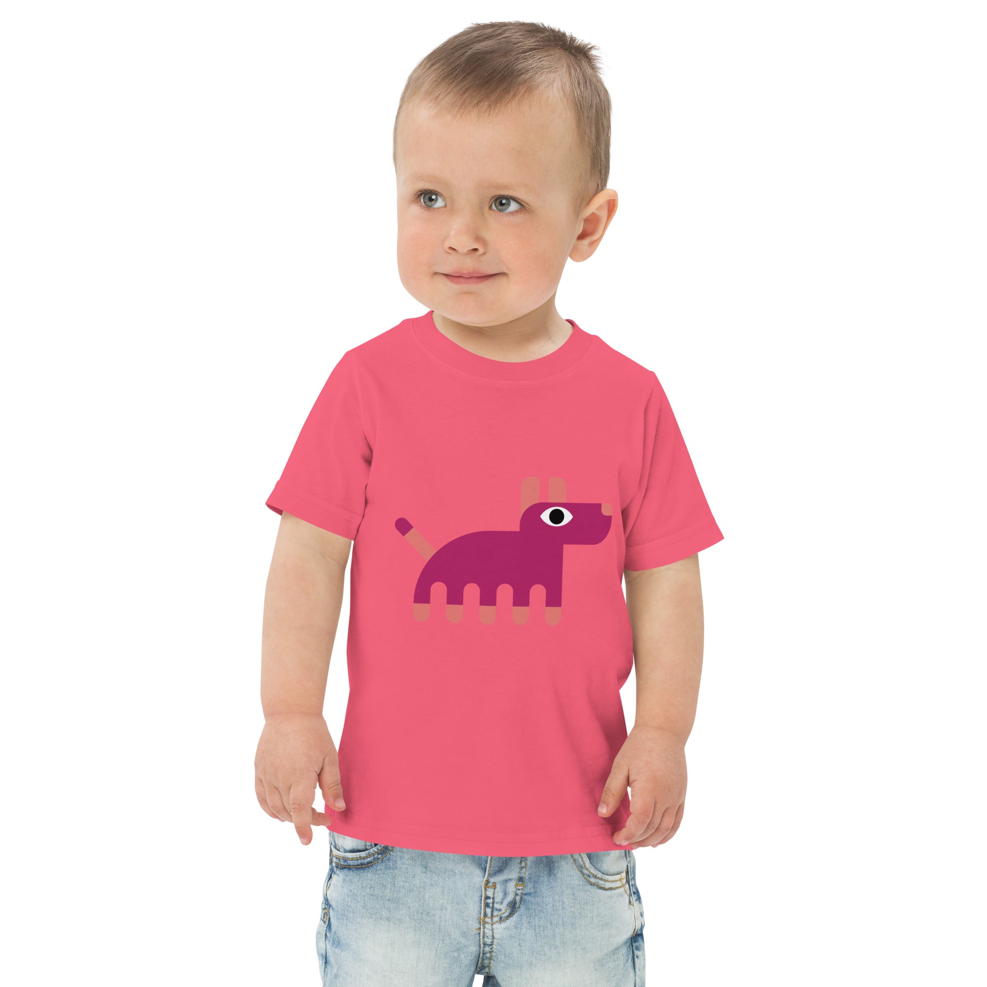 Toddler jersey t-shirt-Doggy