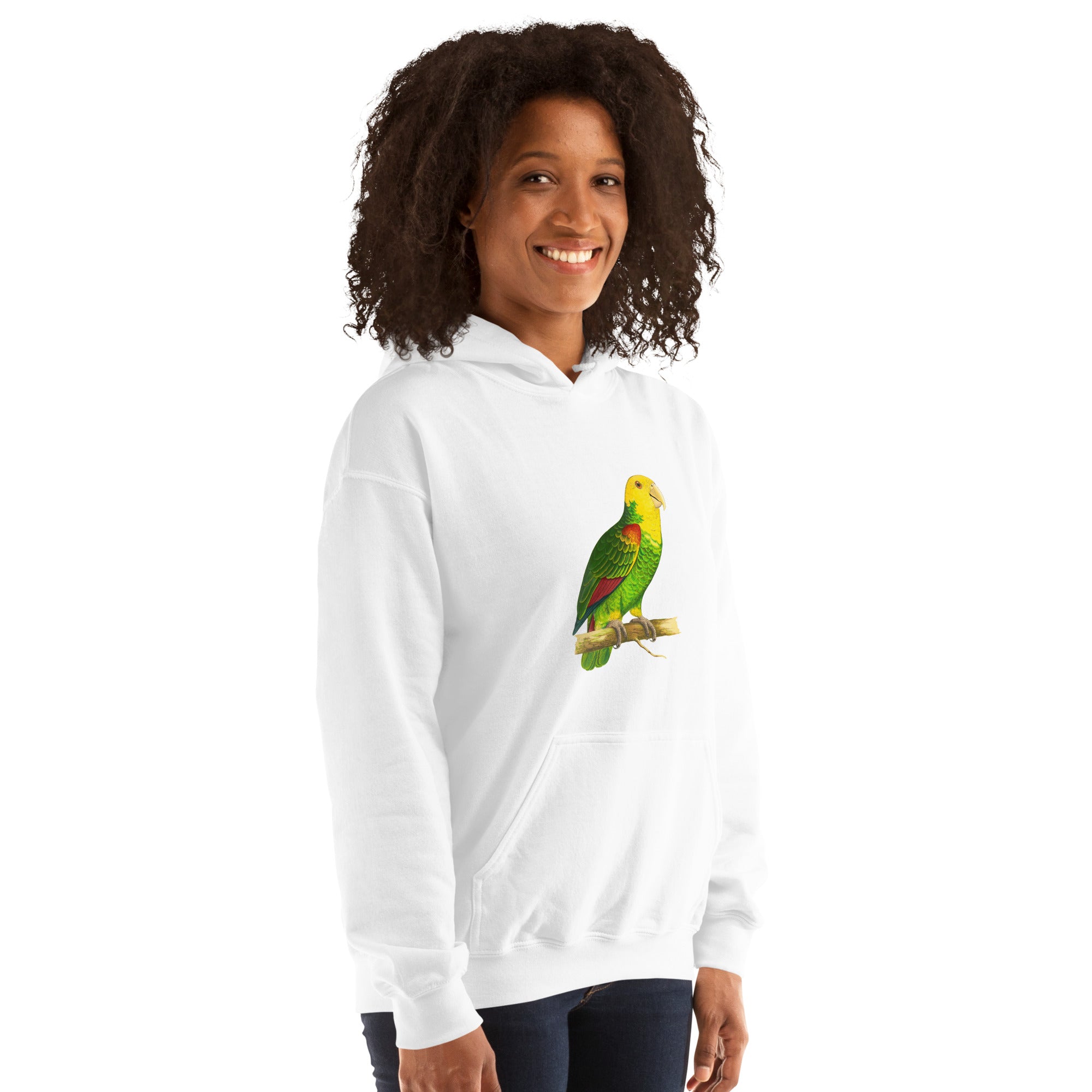 Unisex Hoodie-Le Vaillant’s Amazon Parrot