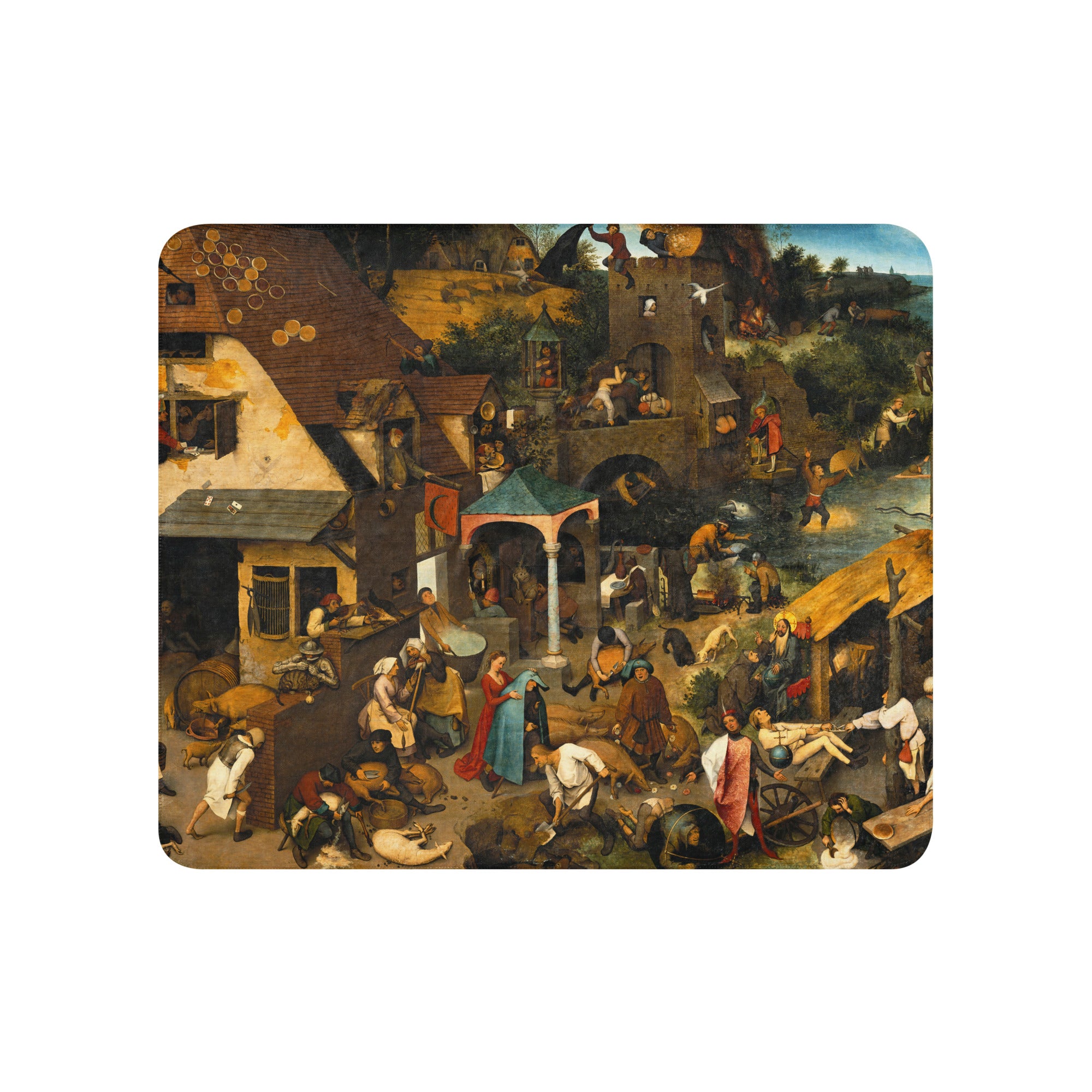 Sherpa blanket-Netherlandish Proverbs