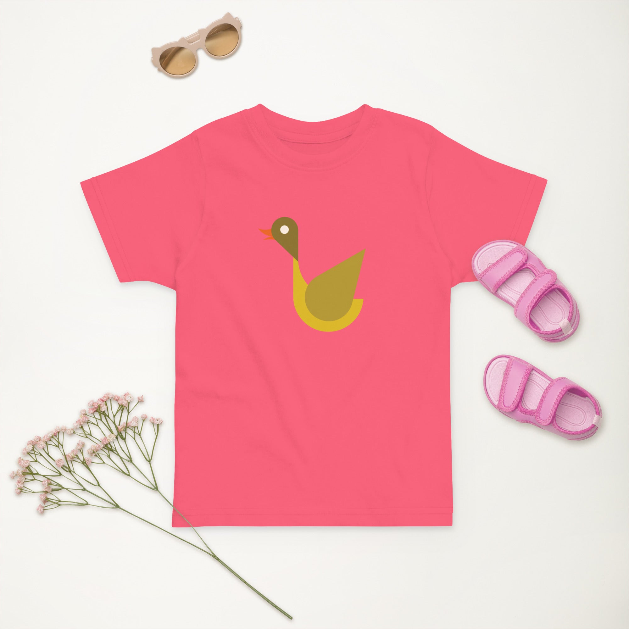 Toddler jersey t-shirt-Duck