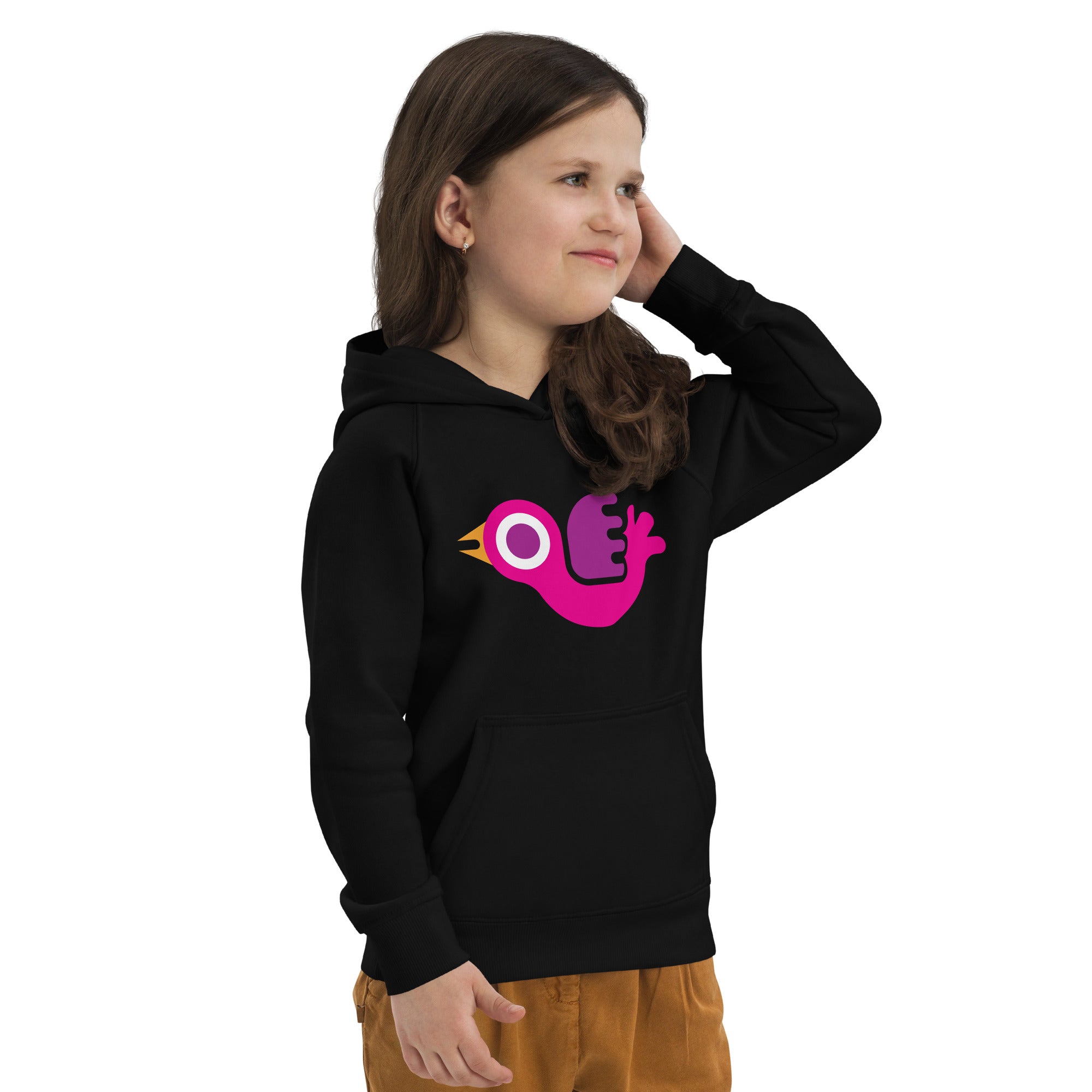 Kids eco hoodie-Bird I
