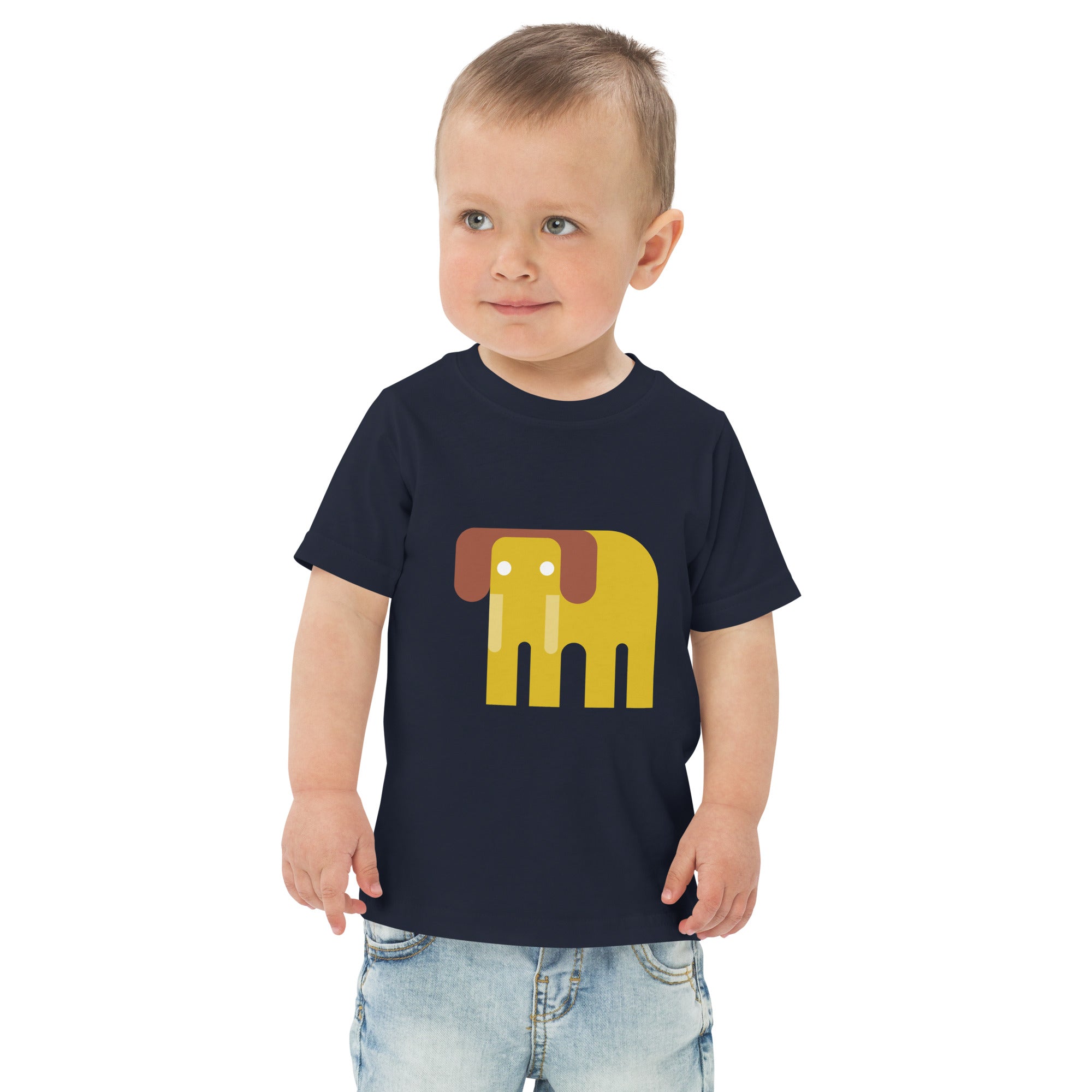 Toddler jersey t-shirt-Elephant