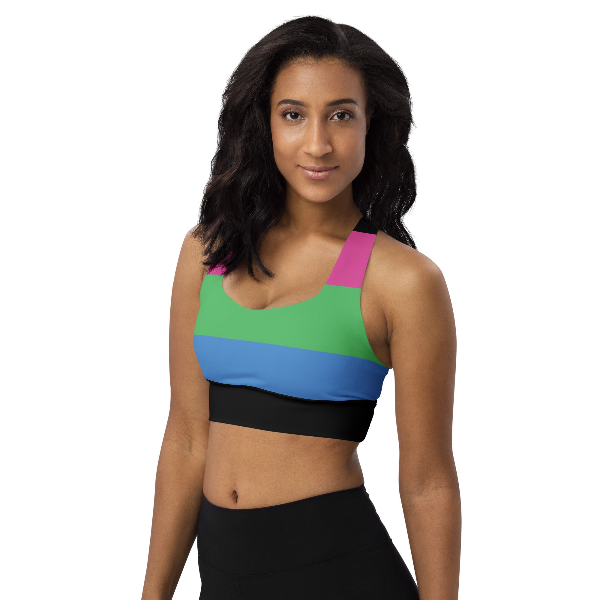 Longline sports bra- Polysexual