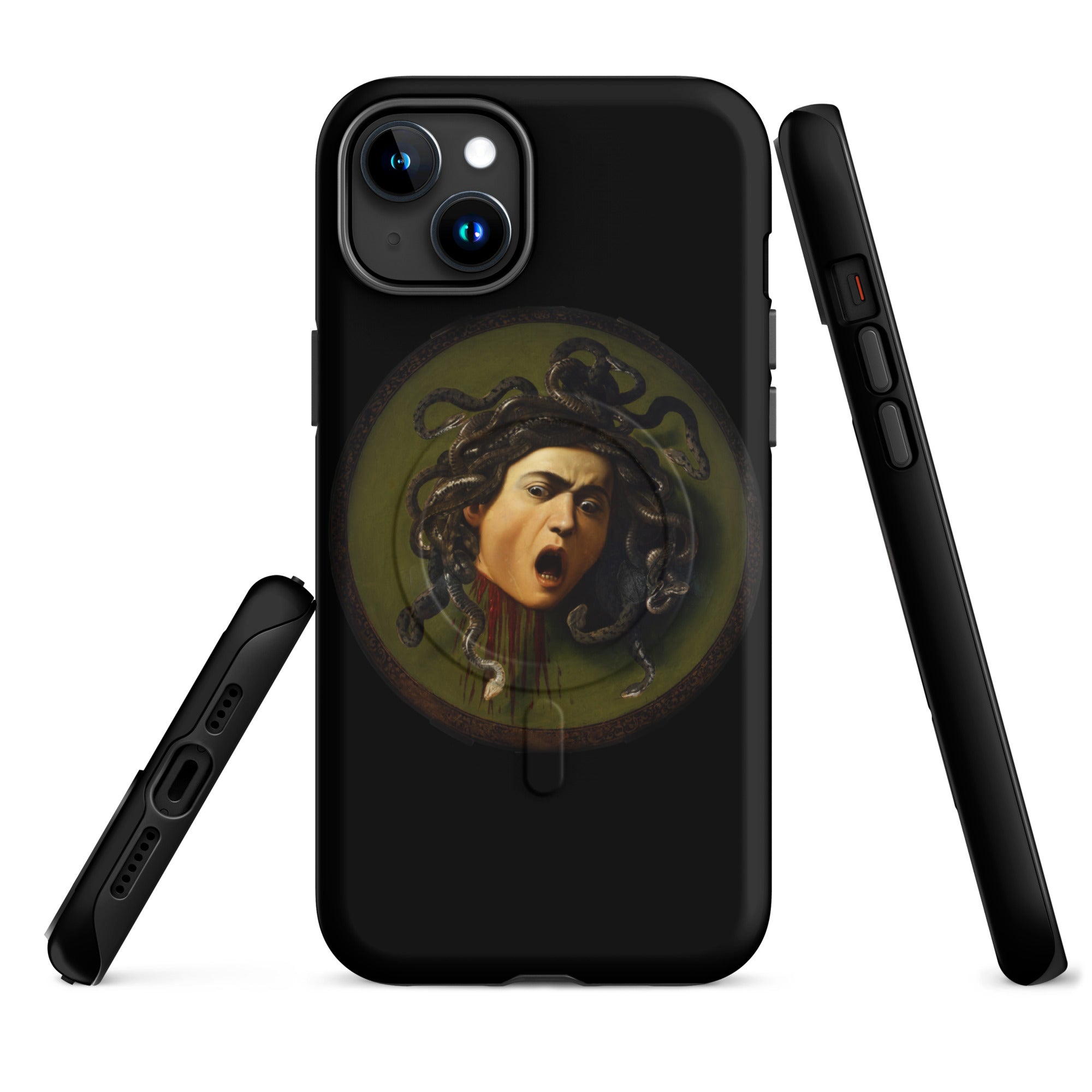 MagSafe® tough case for iPhone®-Caravaggio-Medusa 1597