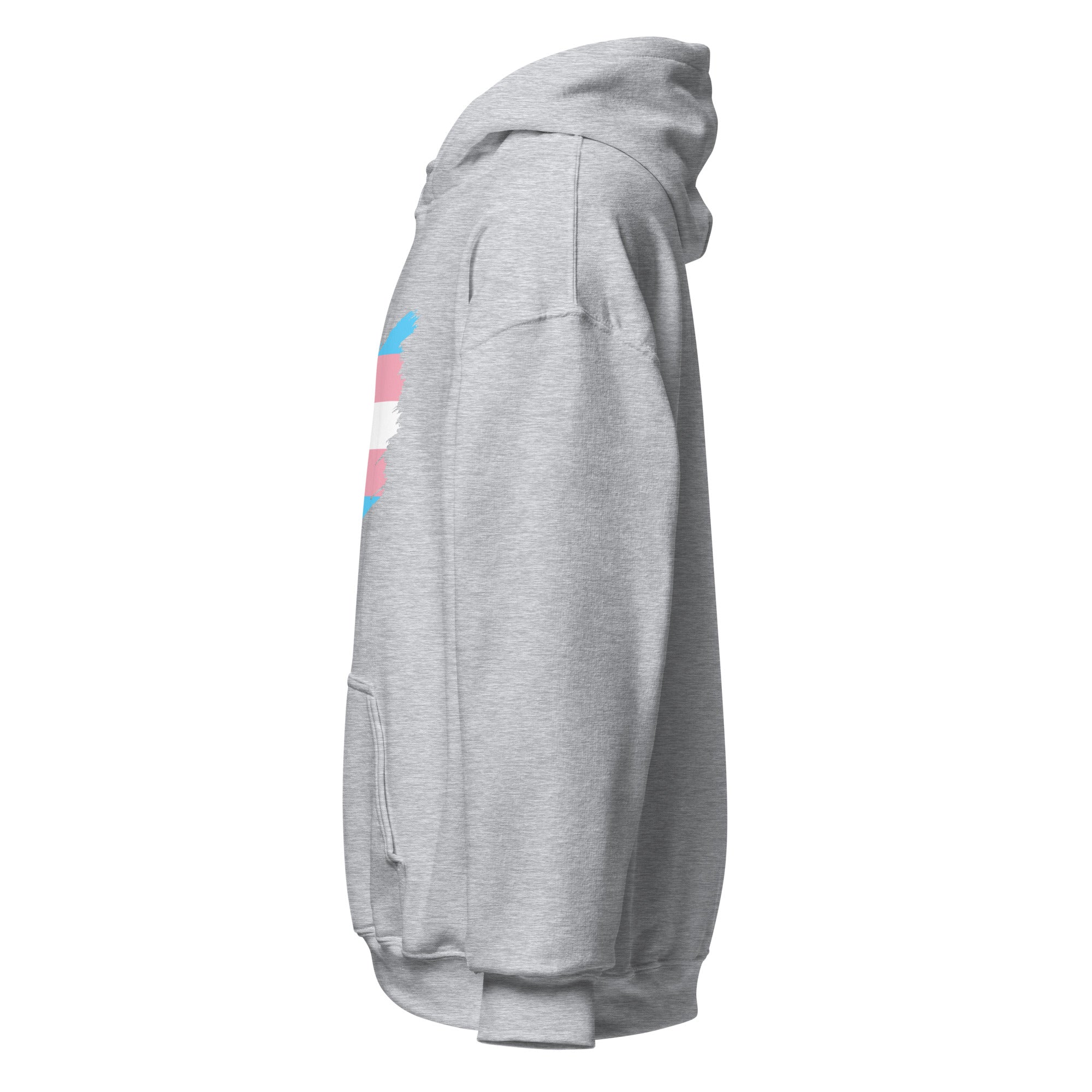 Unisex Hoodie-Transgender Grunge Flag