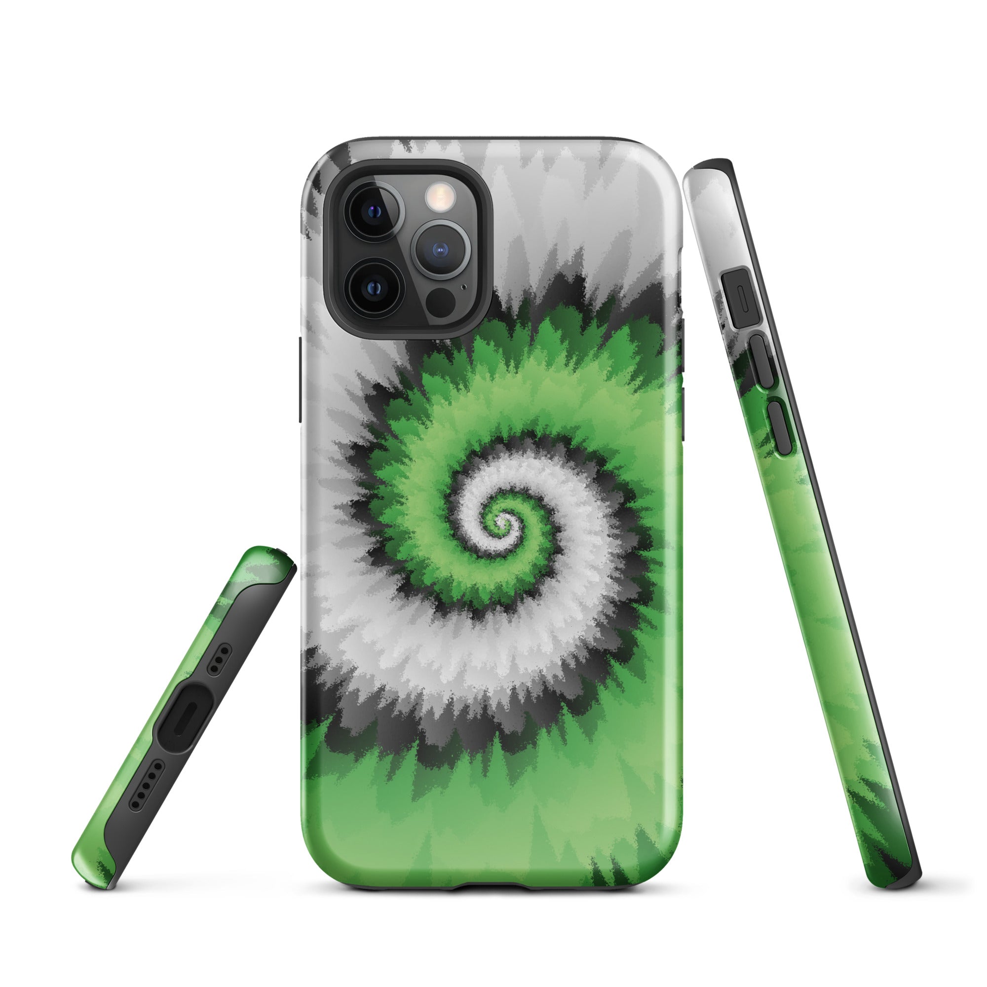 Tough Case for iPhone®-Tie Dye Spiral - Aromantic