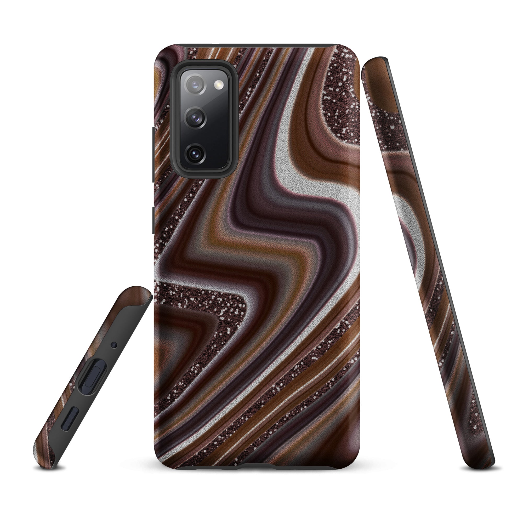 Tough case for Samsung®- Abstract Leather