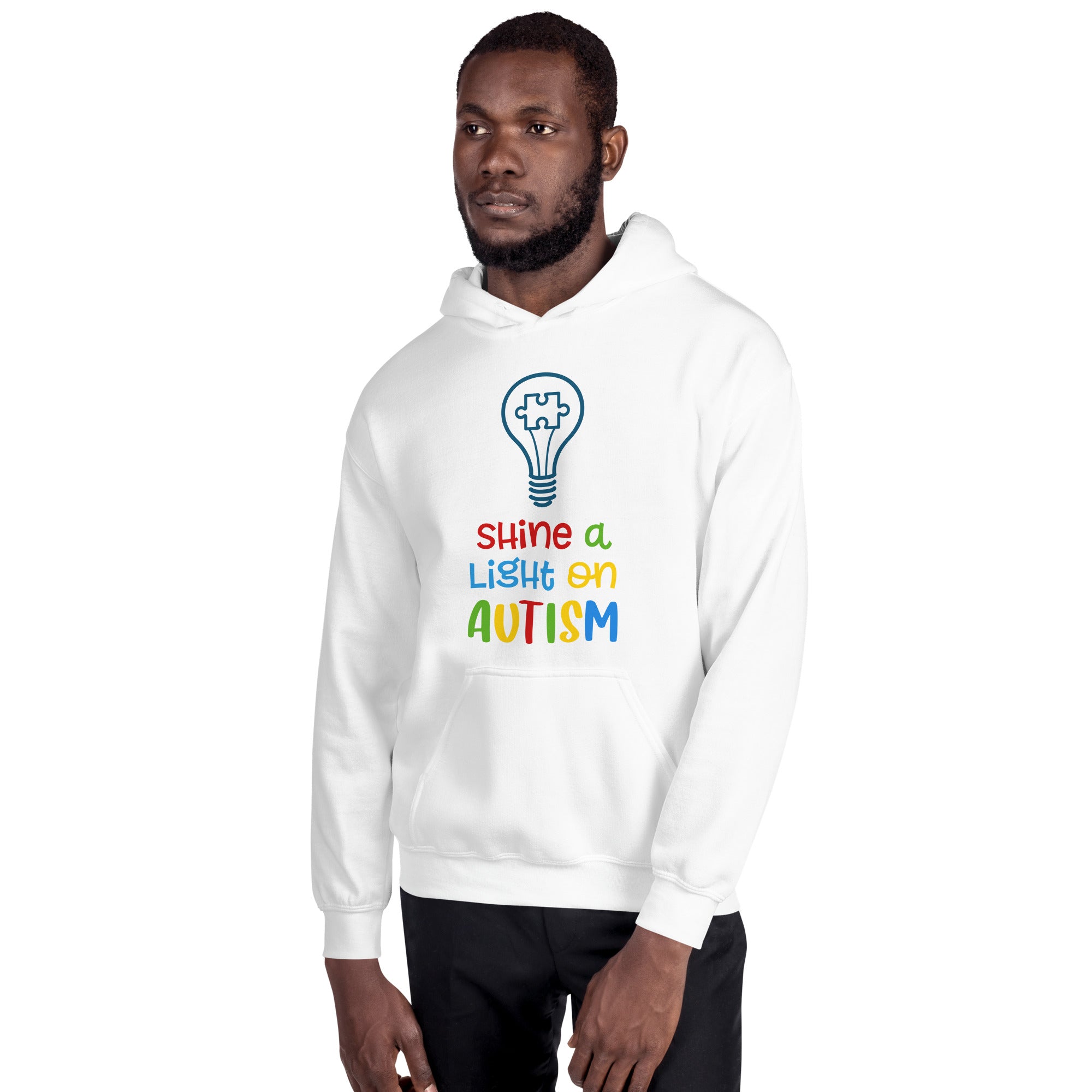 Unisex Hoodie- Shine a light on autism