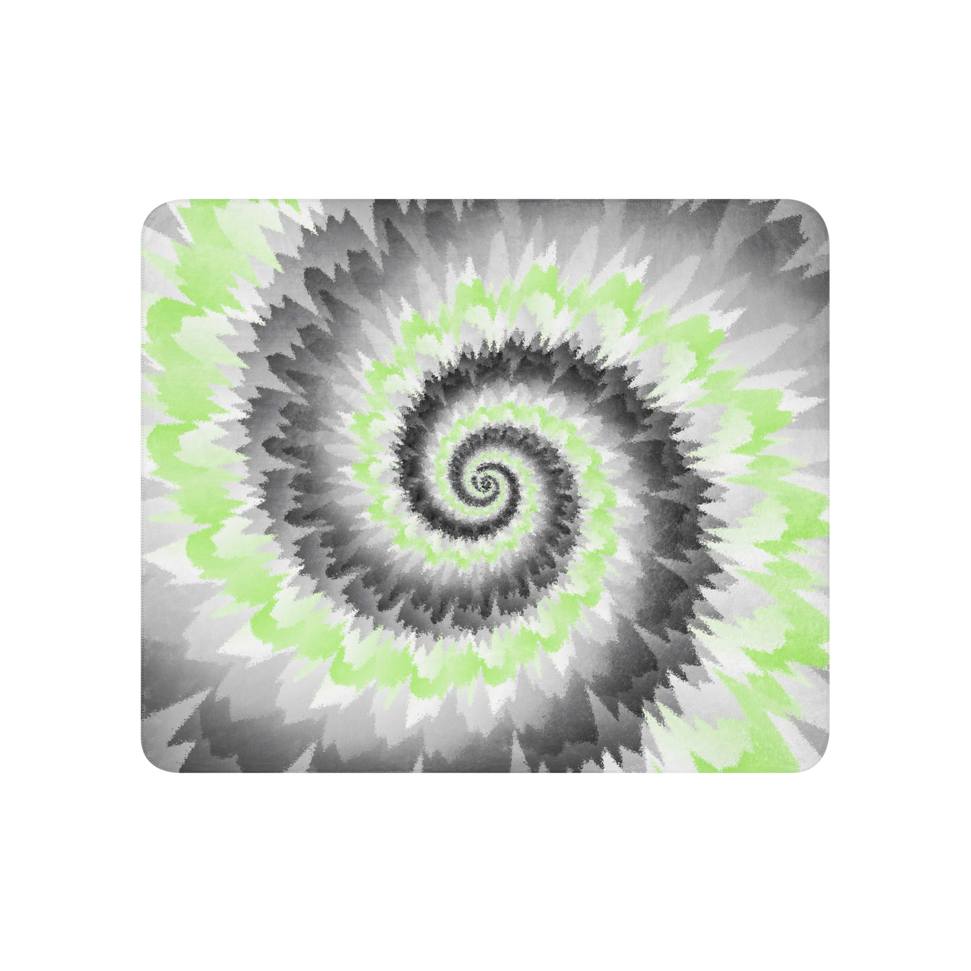 Sherpa blanket- Tie Dye Spiral-Agender