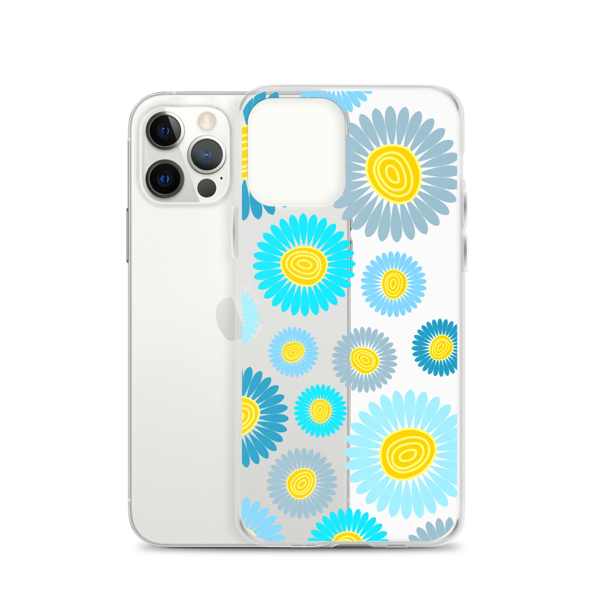 Clear Case for iPhone®- Floral Daisy Design II