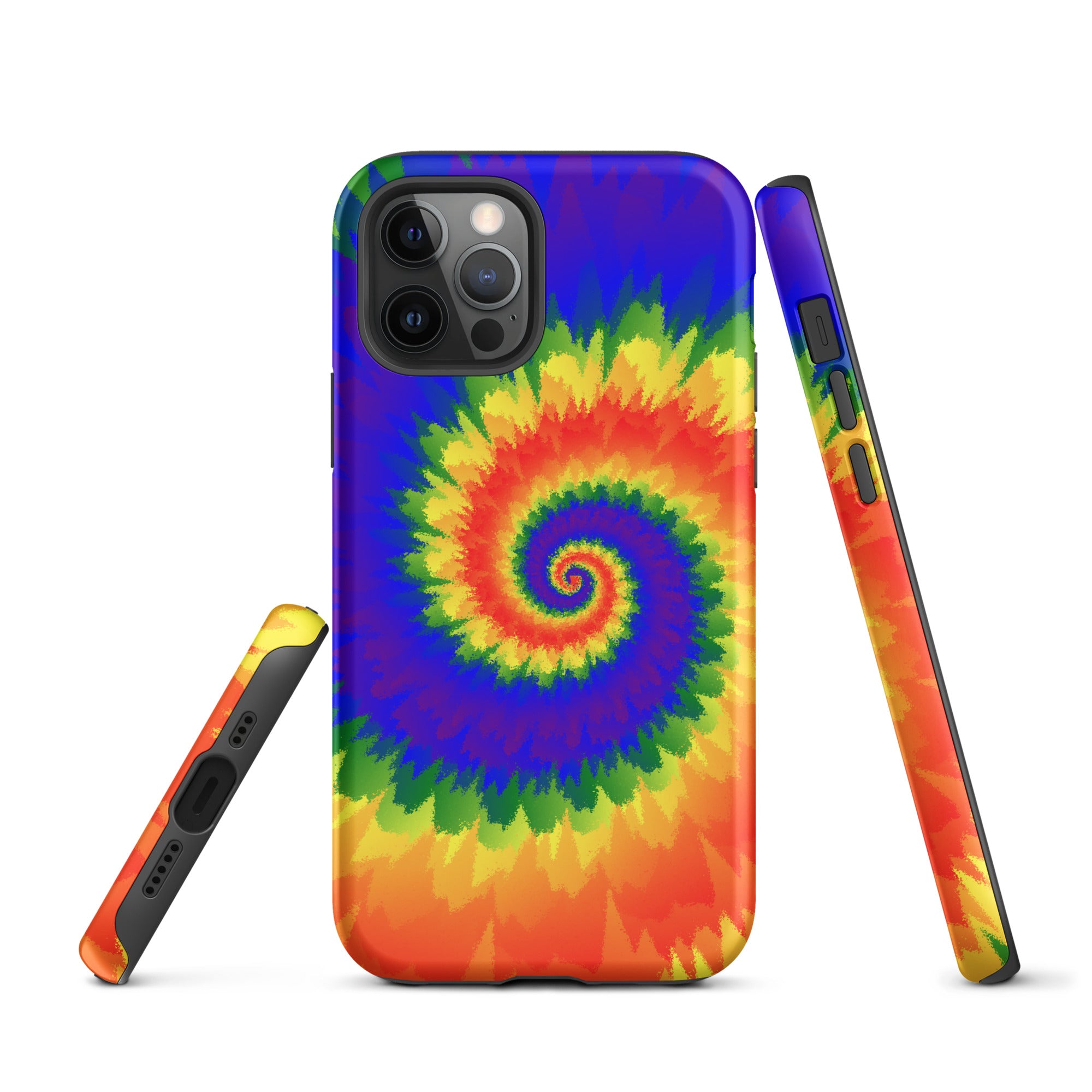 Tough Case for iPhone®-Tie Dye Spiral - LGBTQ