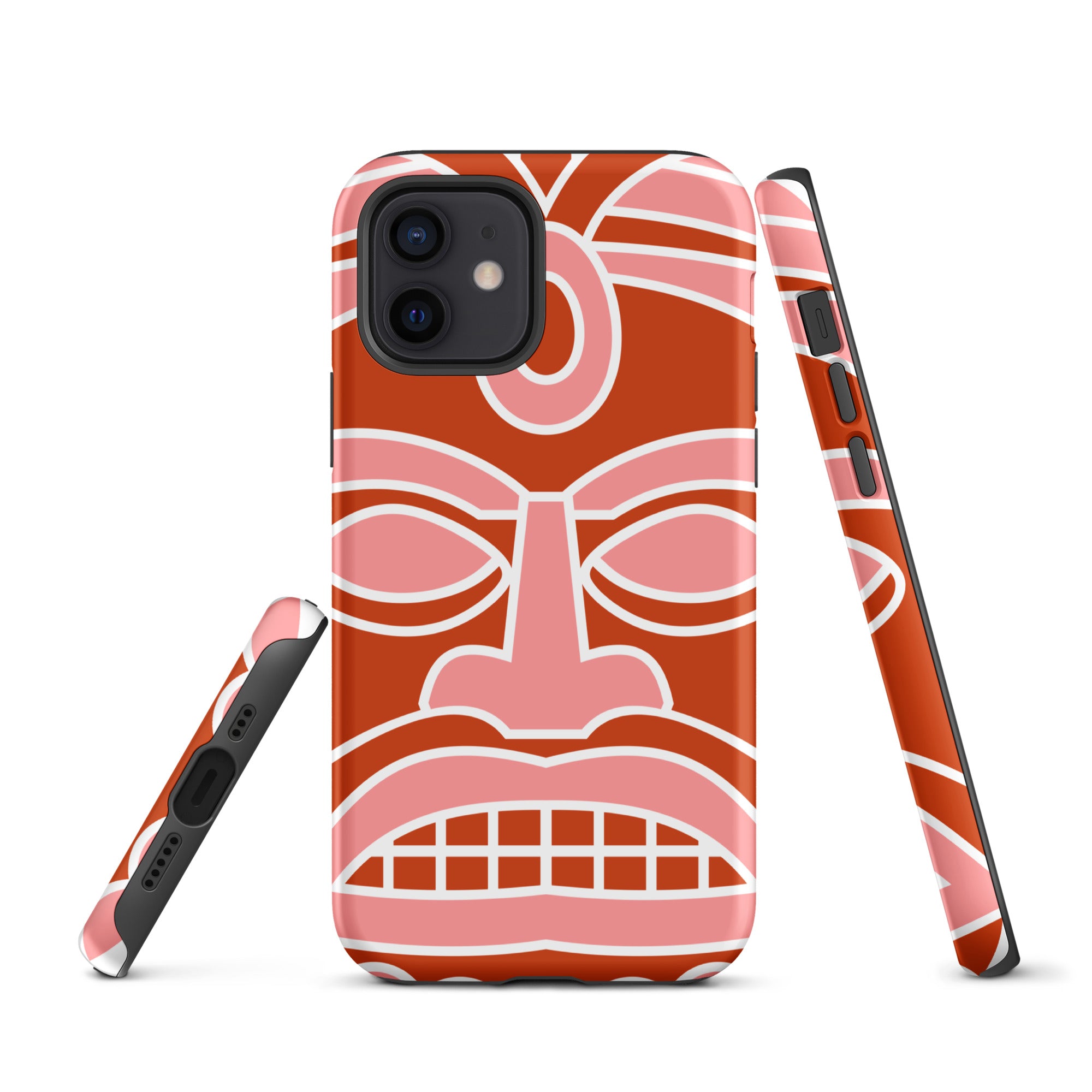 Tough Case for iPhone®- Totem Mask Red